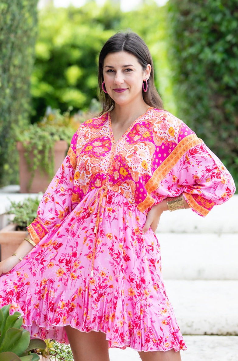 Paloma Dress / Hot Pink