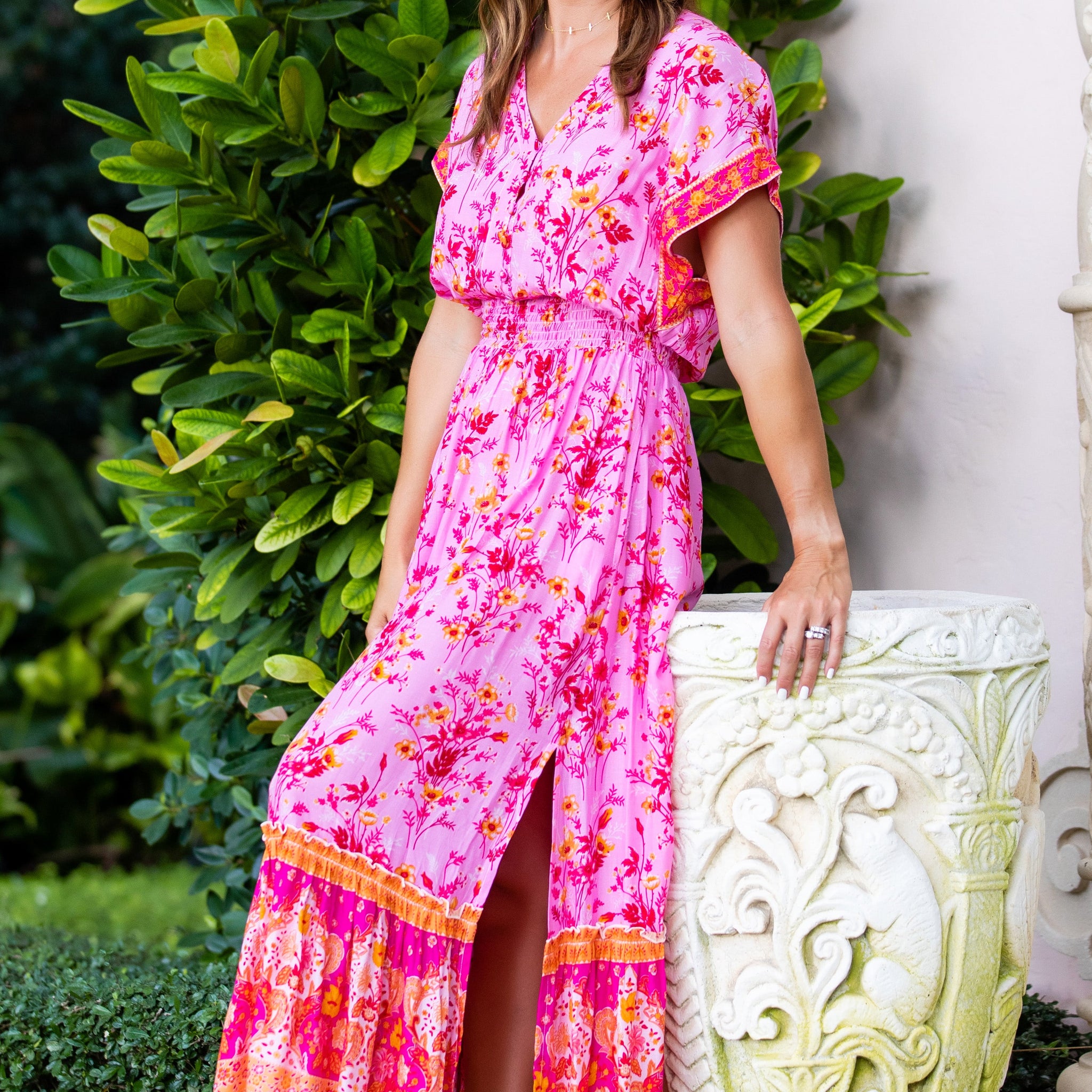 Alison Dress / Hot Pink