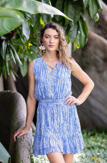 Kaylee Dress / Blue Wave