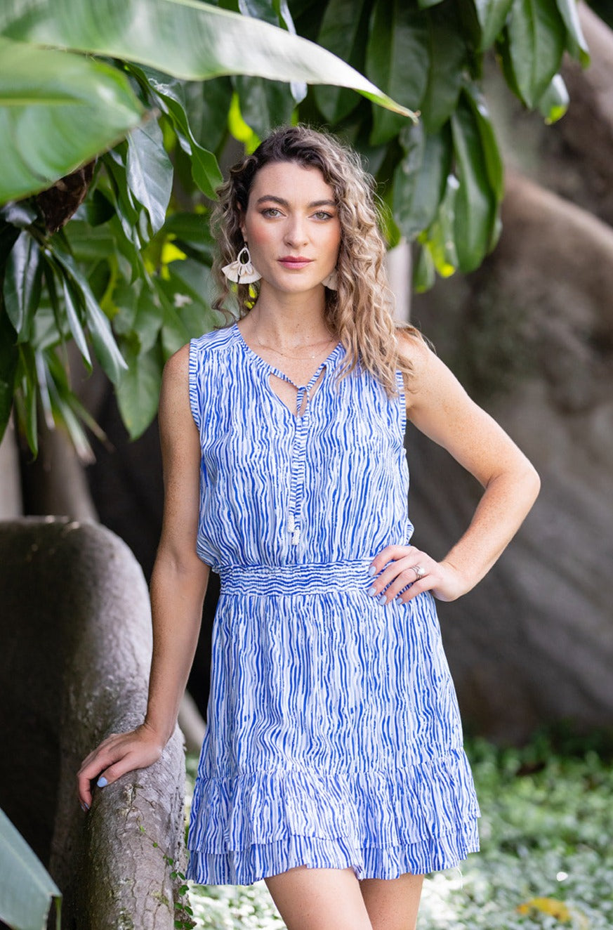 Kaylee Dress / Blue Wave