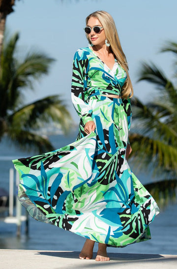 Tropicana Skirt / Jungle Green