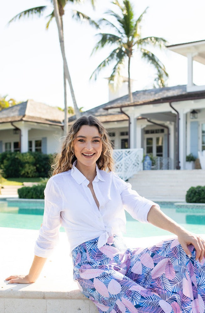 Tunic Linen Shirt / White