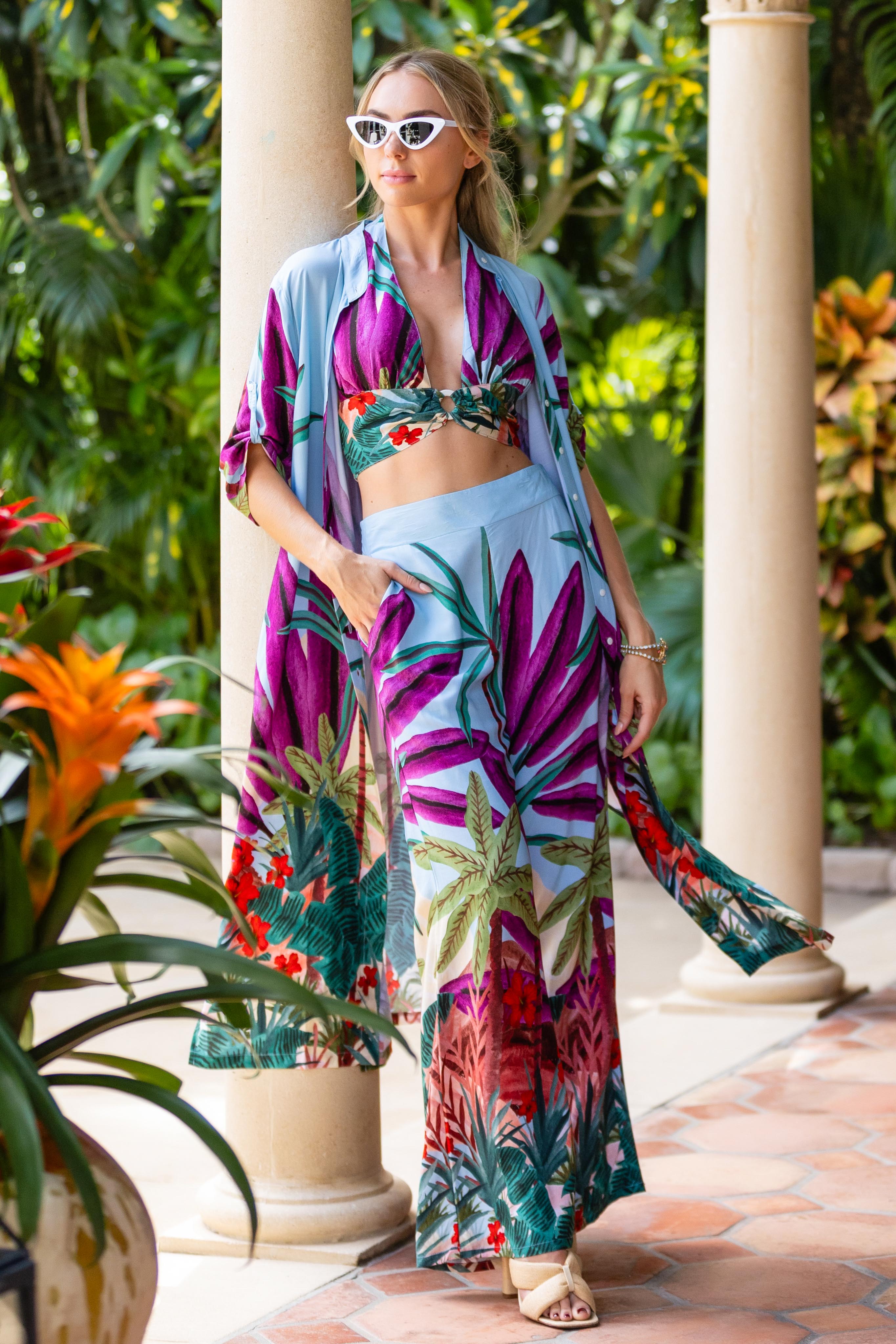 Newport Pants / Purple Jungle