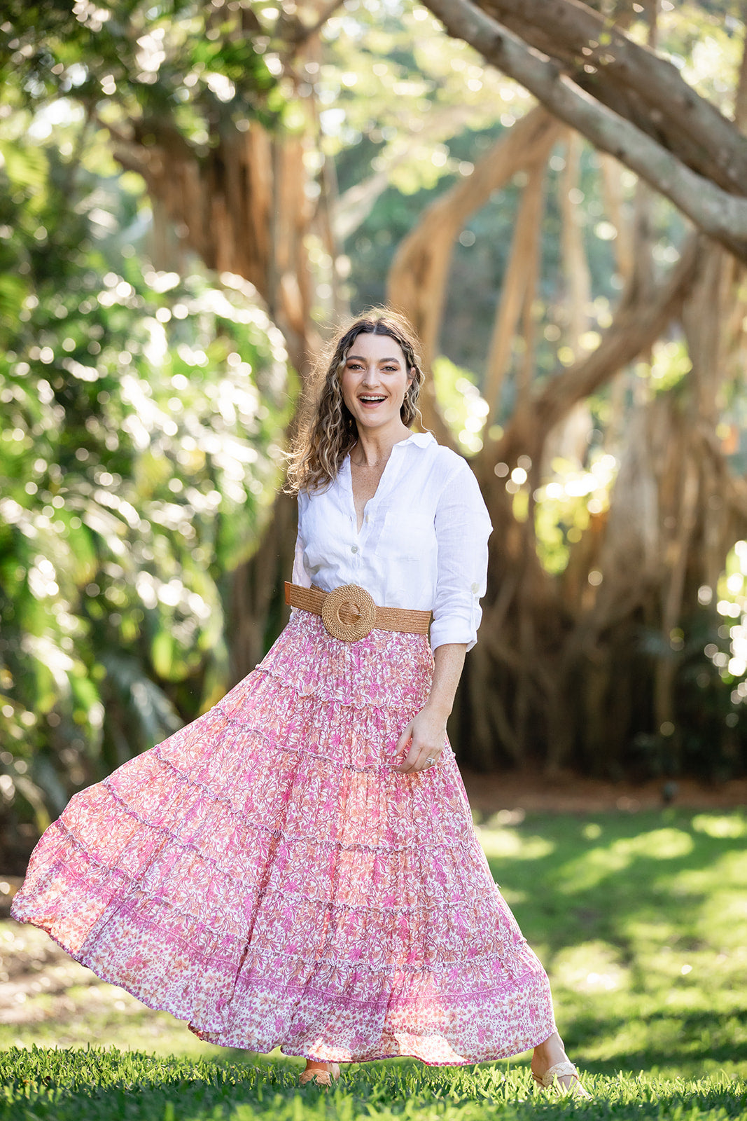 Tunic Linen Shirt / White