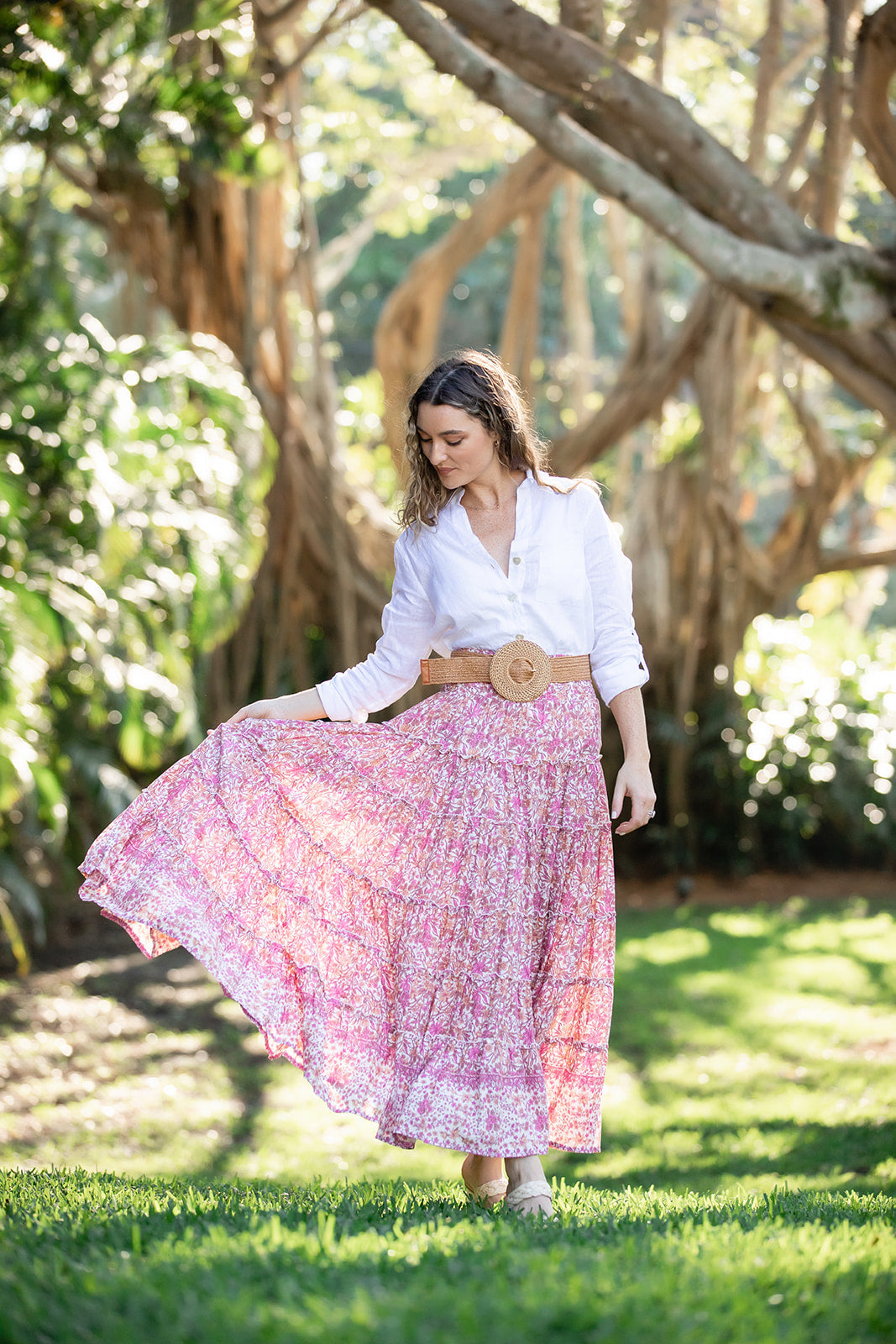 Tunic Linen Shirt / White