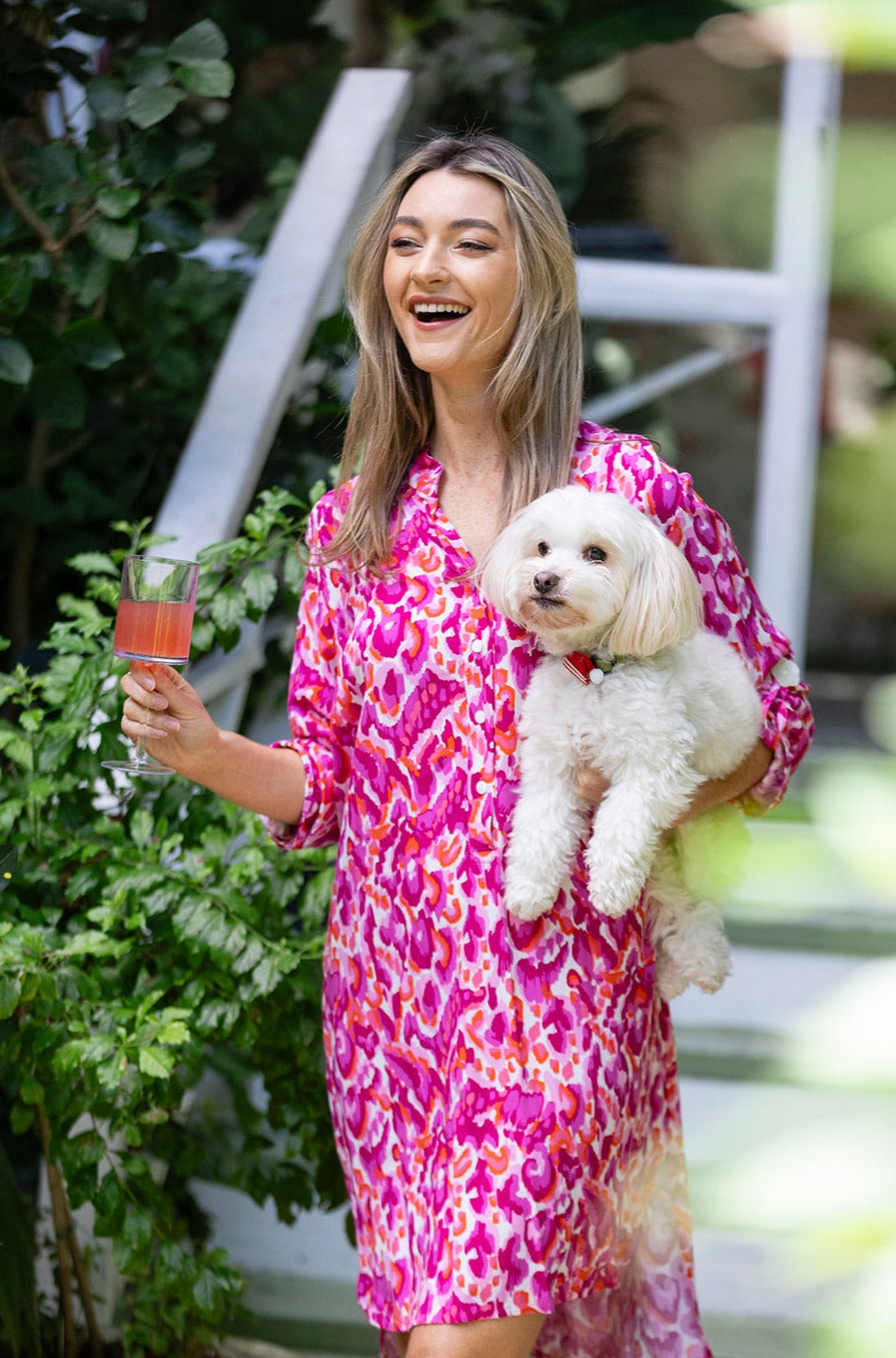 Day Tripper Dress / Magenta