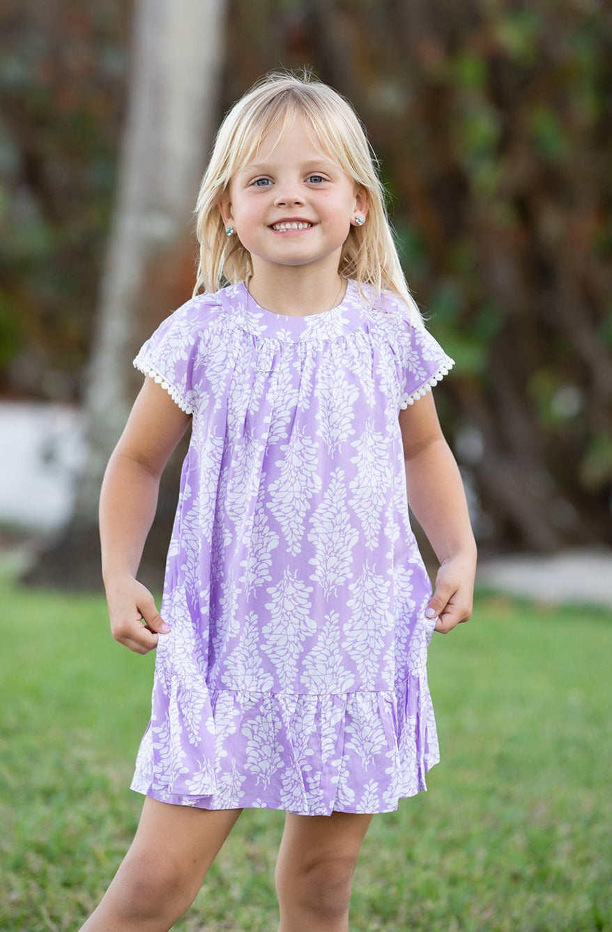 Girl's Ellie Dress / Lavender