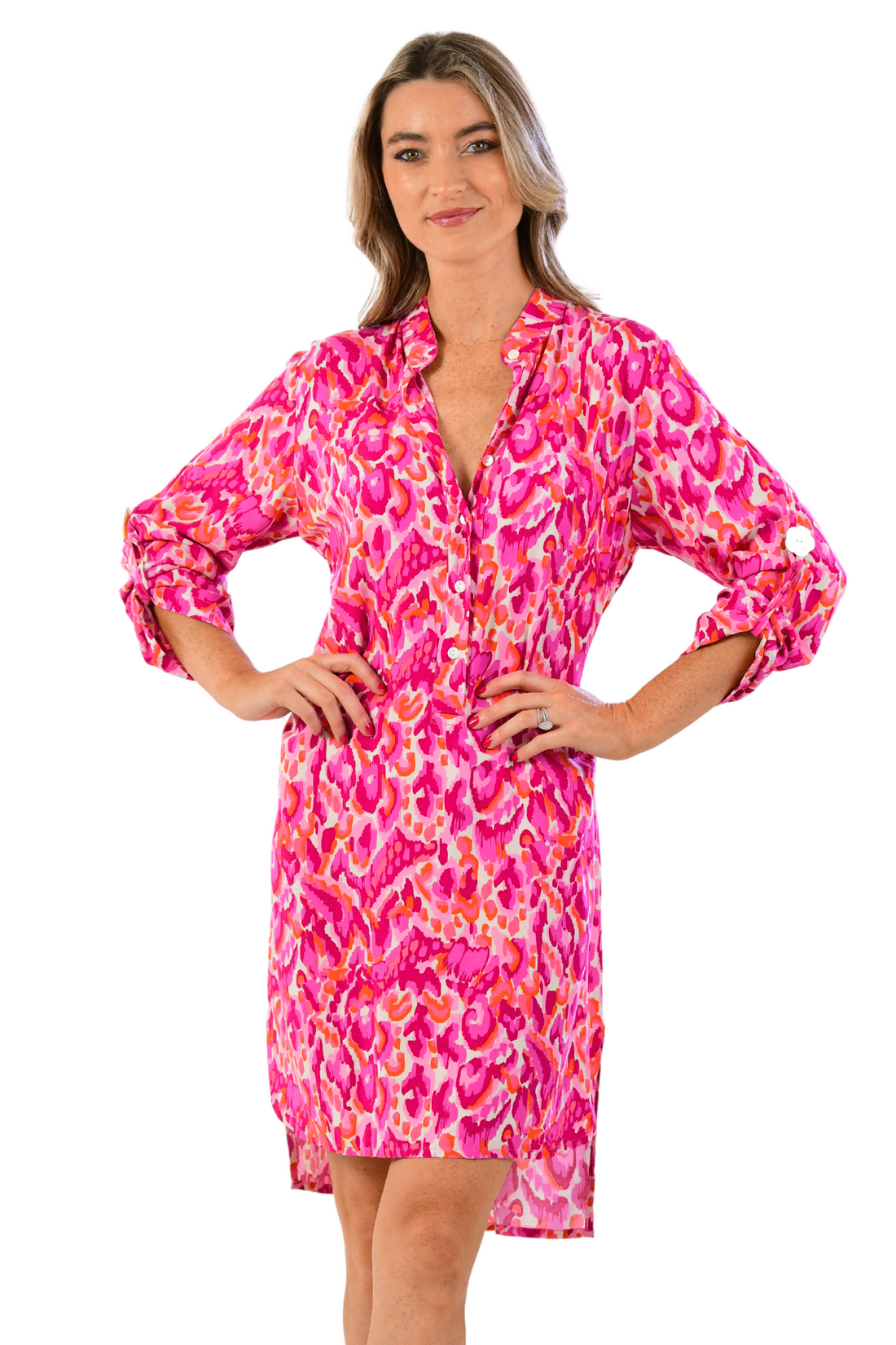 Day Tripper Dress / Magenta