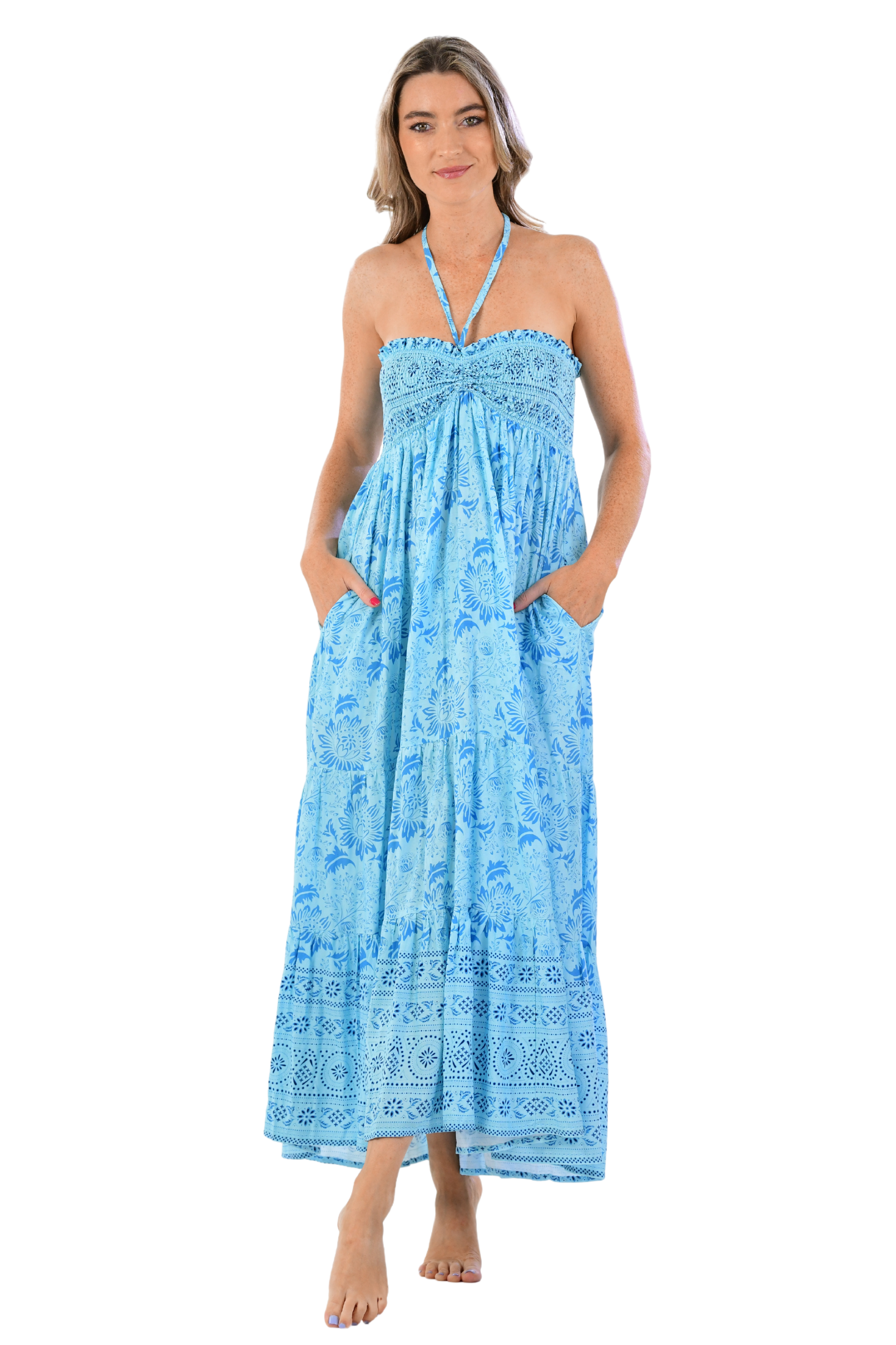 Surfside Dress / Turquoise