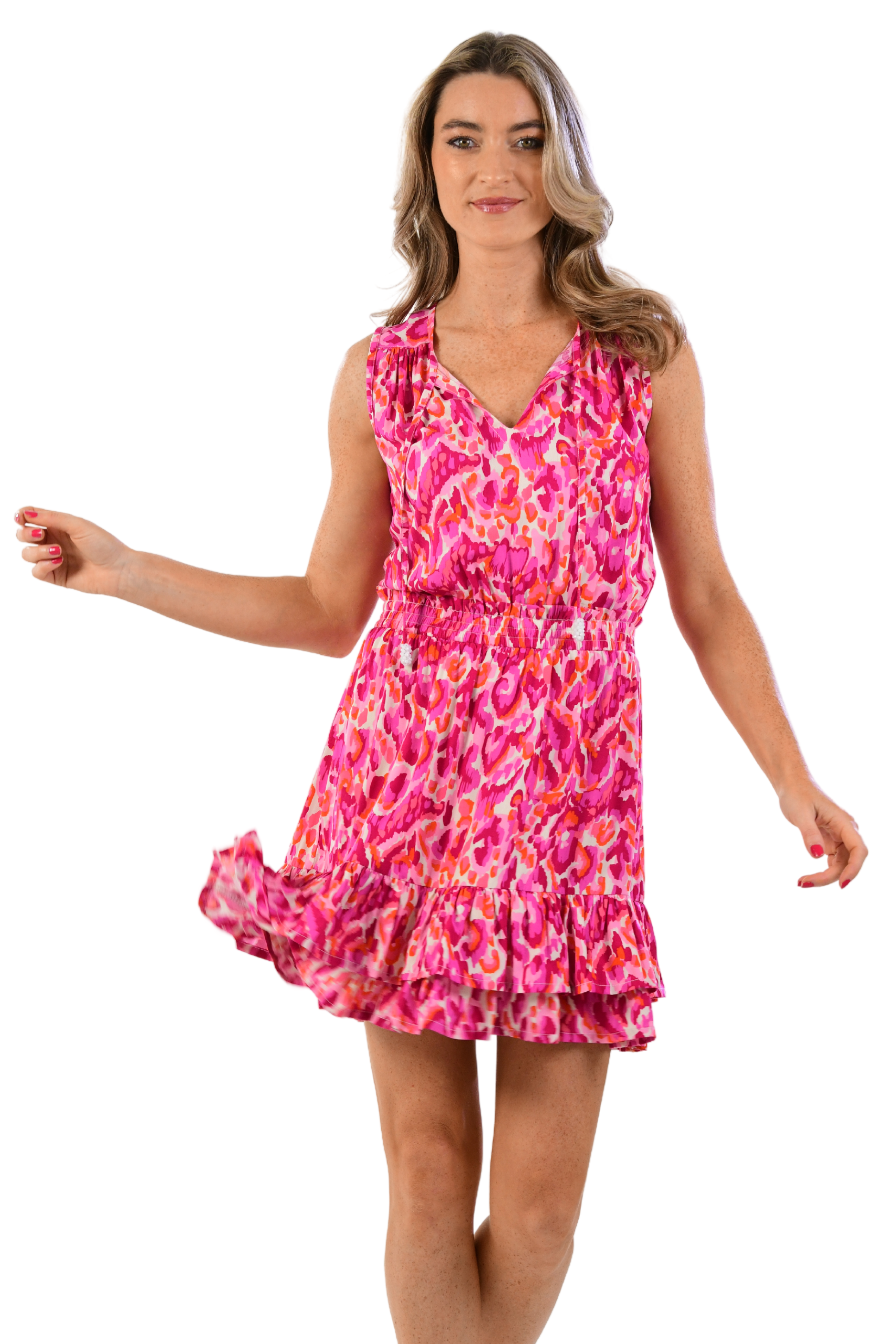 Kaylee Dress / Magenta