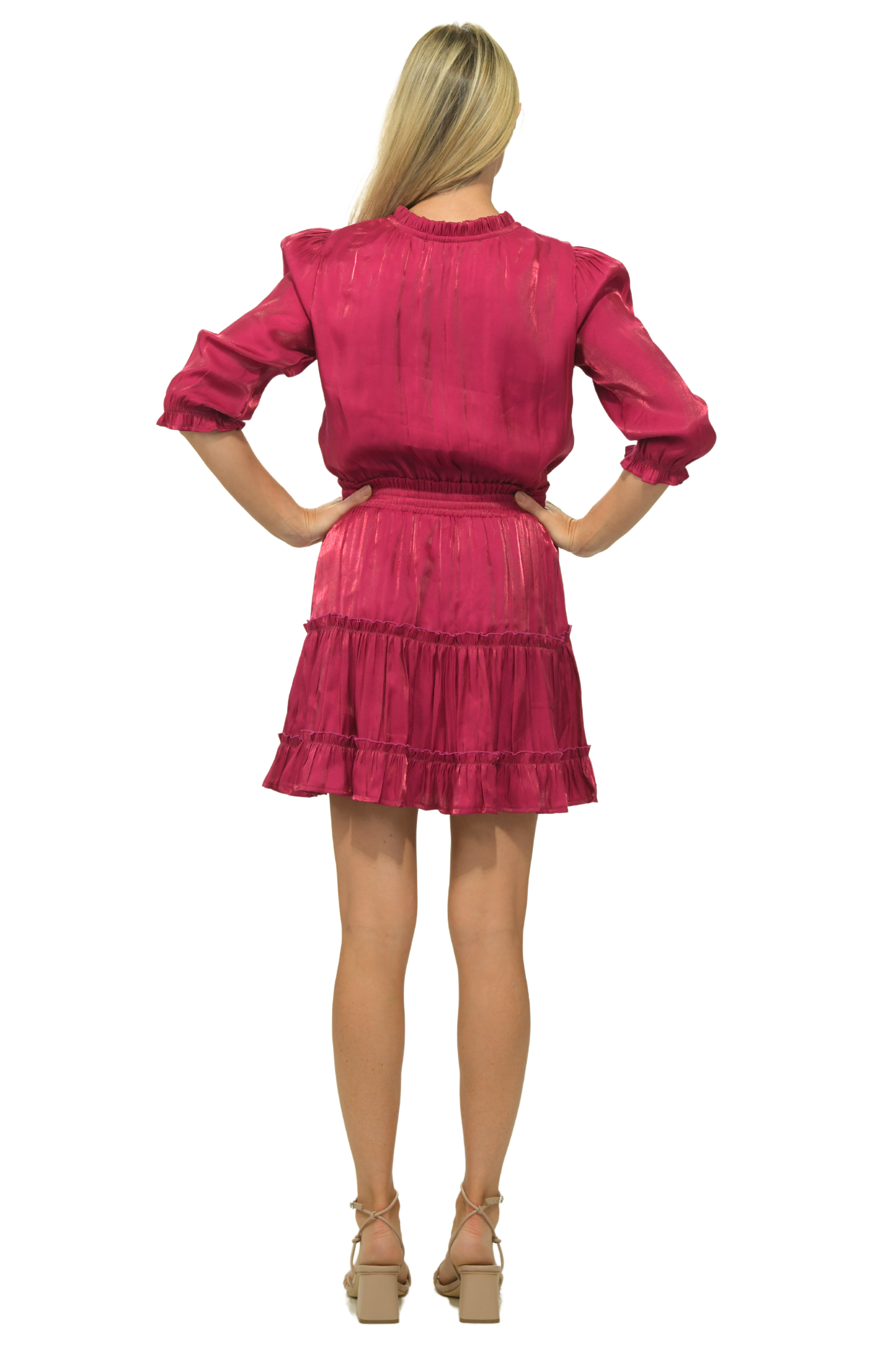 Ibiza Dress / Raspberry