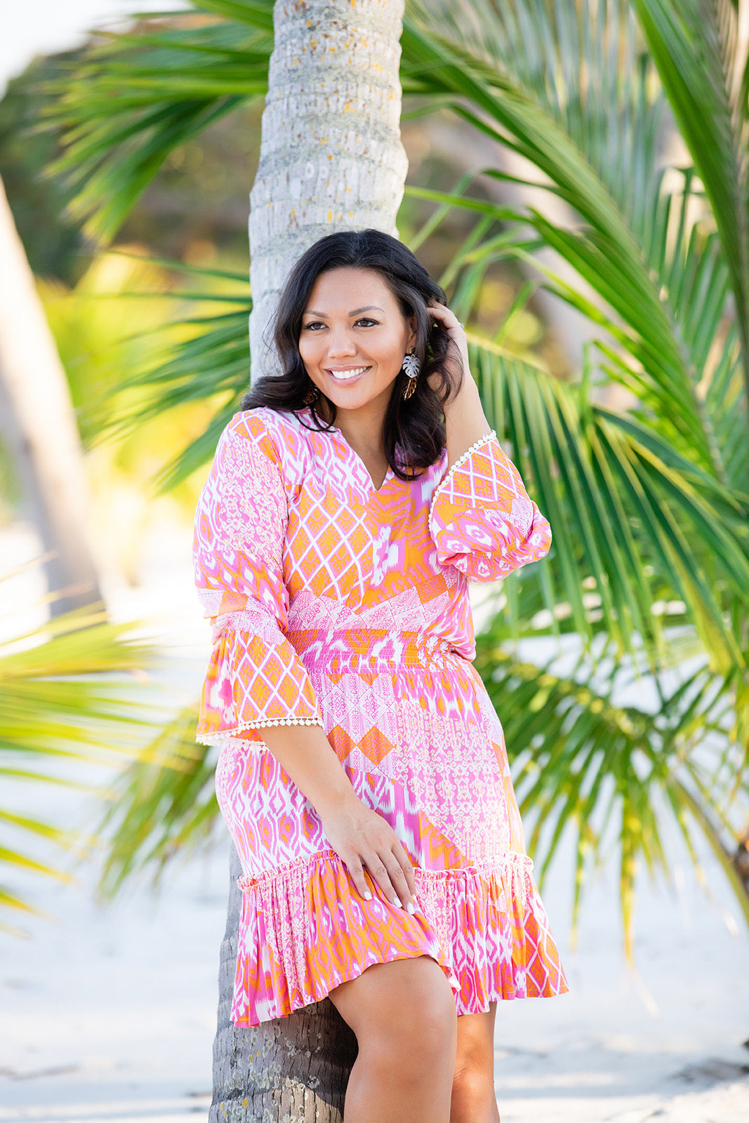 Mia Dress / Flamingo