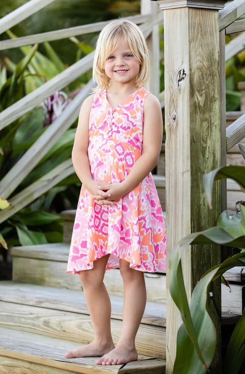 Girl's Fiji Dress / Sunset