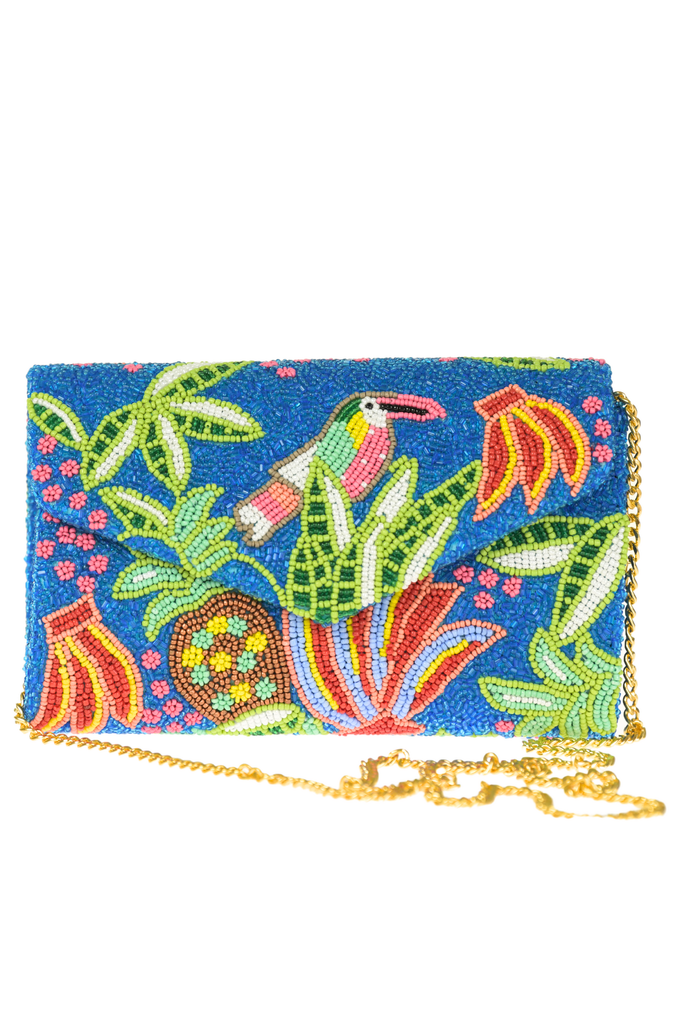 Envelope Clutch / Blue Toucan
