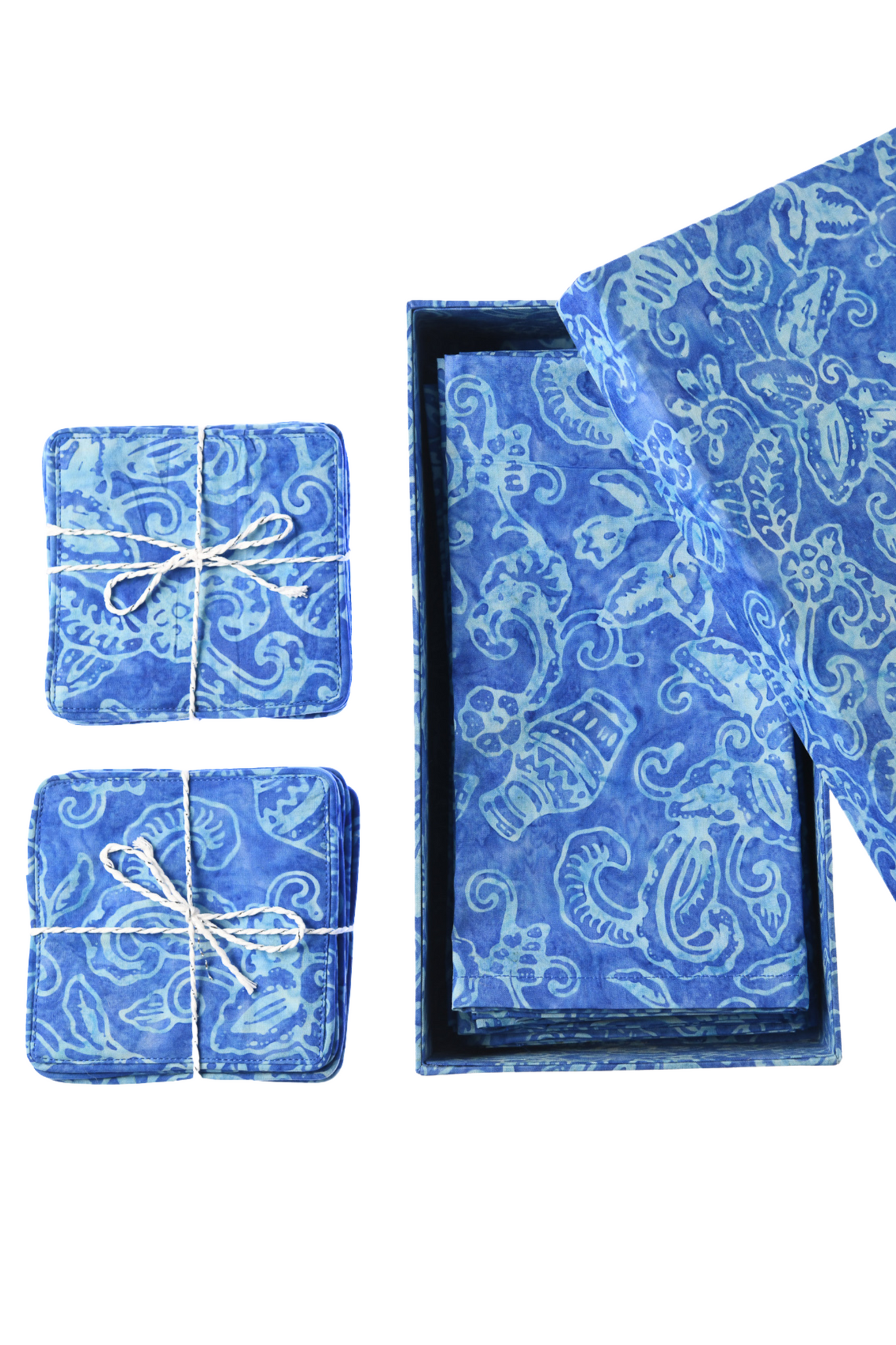 Napkin Box / Blue Coral