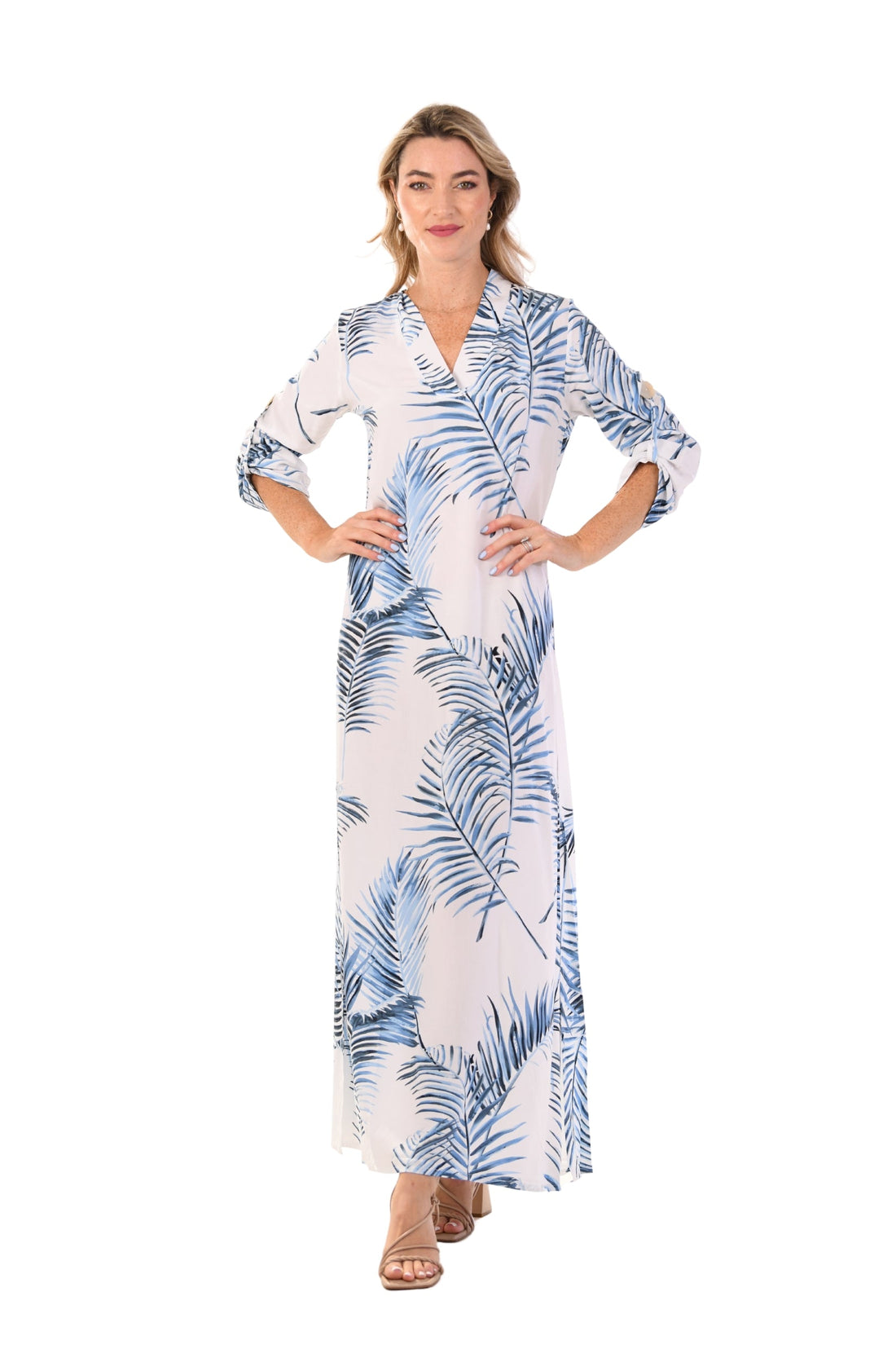 Exuma Kaftan / Blue Palm