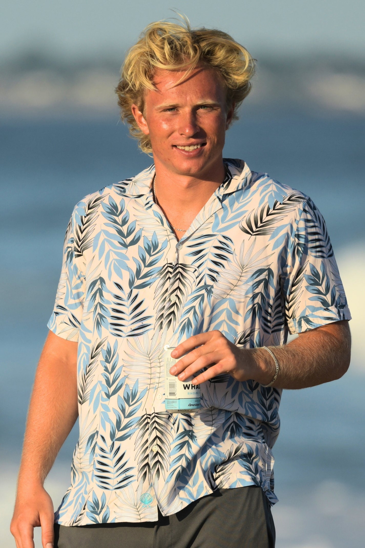 Men's Panama Shirt / Blue Fern