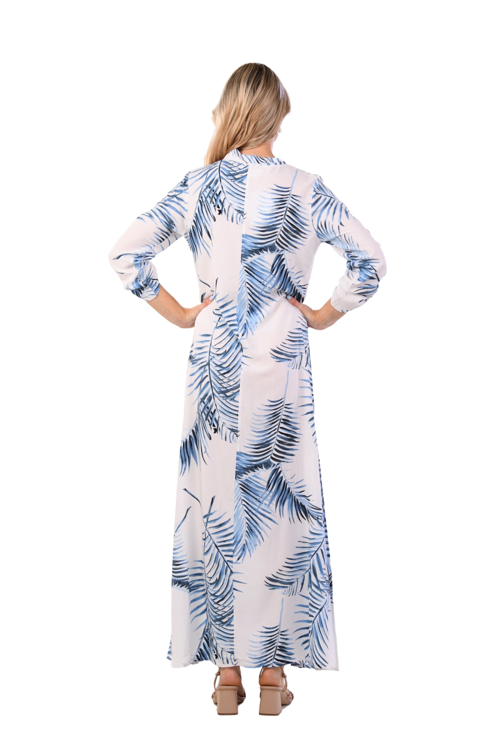 Exuma Kaftan / Blue Palm