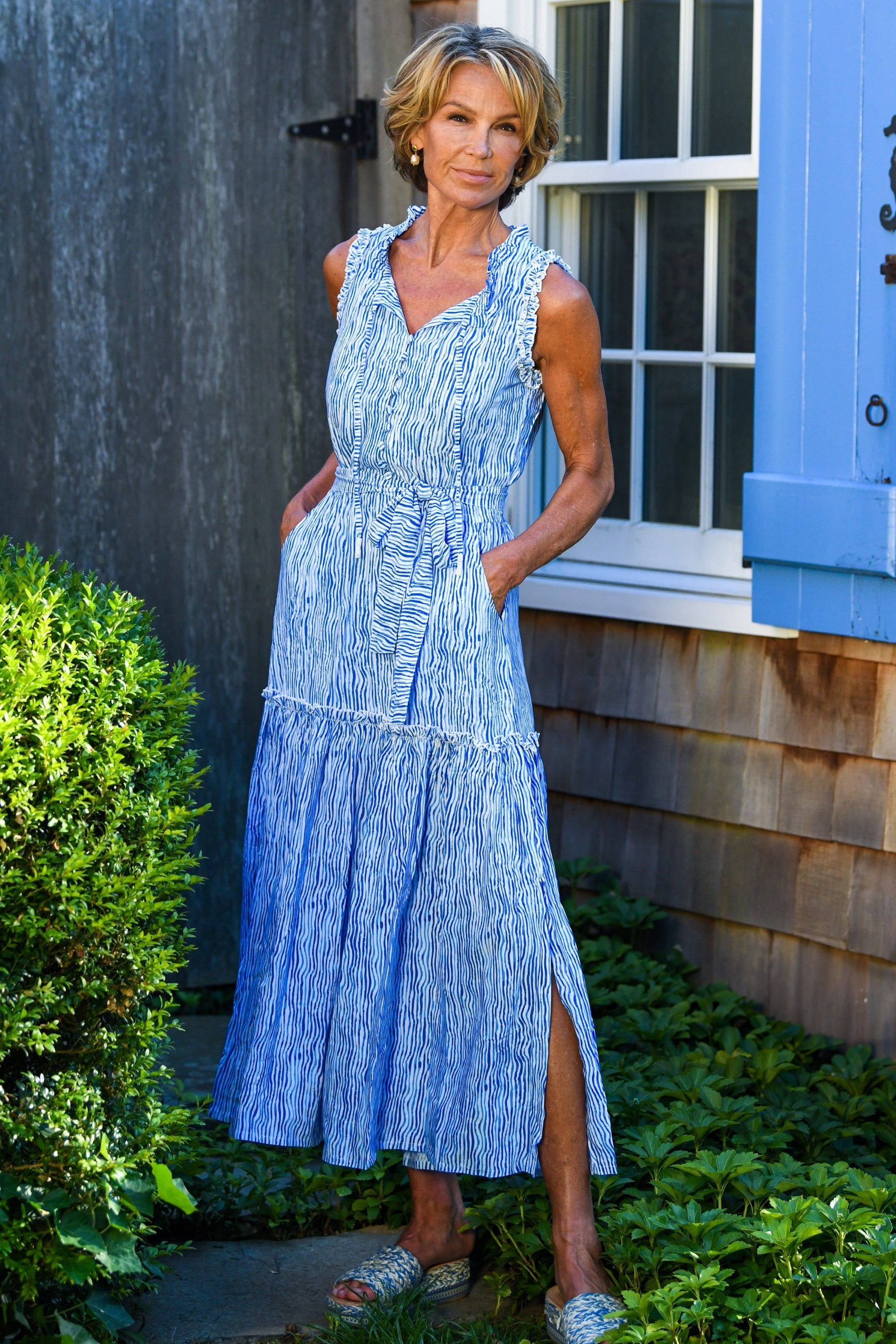 Alexis Dress / Blue Wave