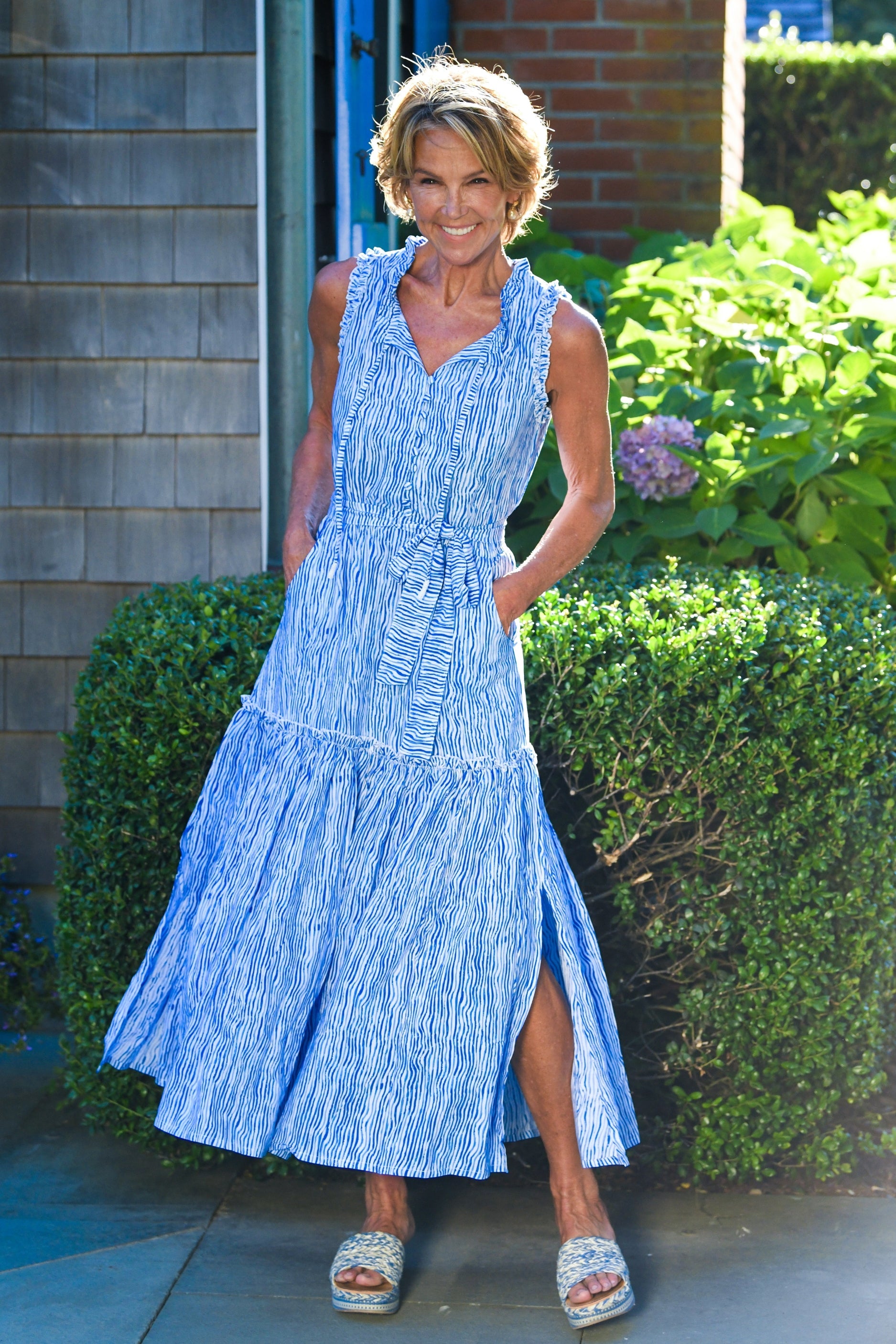 Alexis Dress / Blue Wave