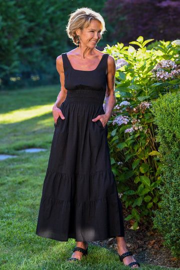 Trixie Dress / Black Swiss Dot