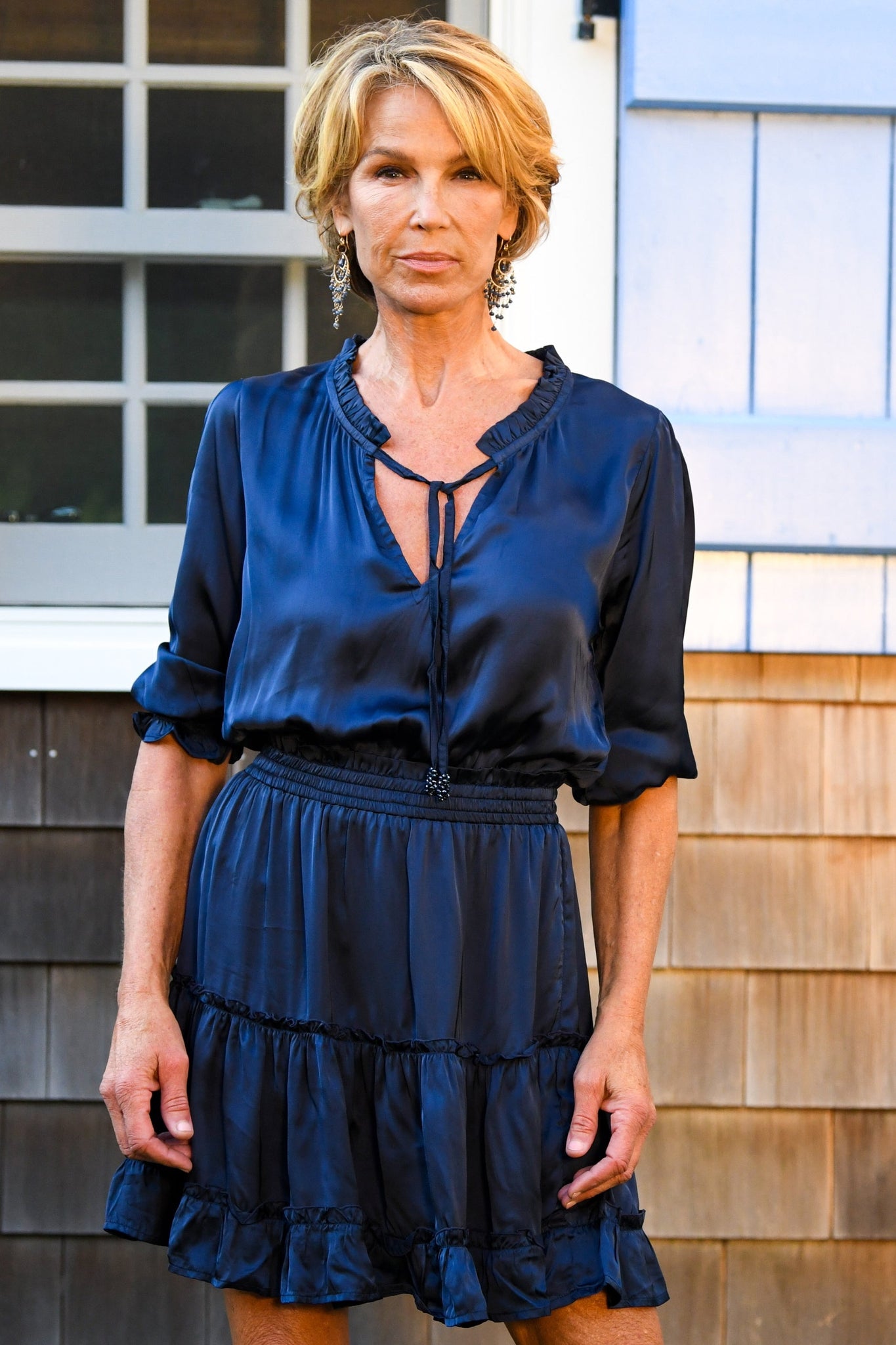 Ibiza Dress / Sapphire Silk