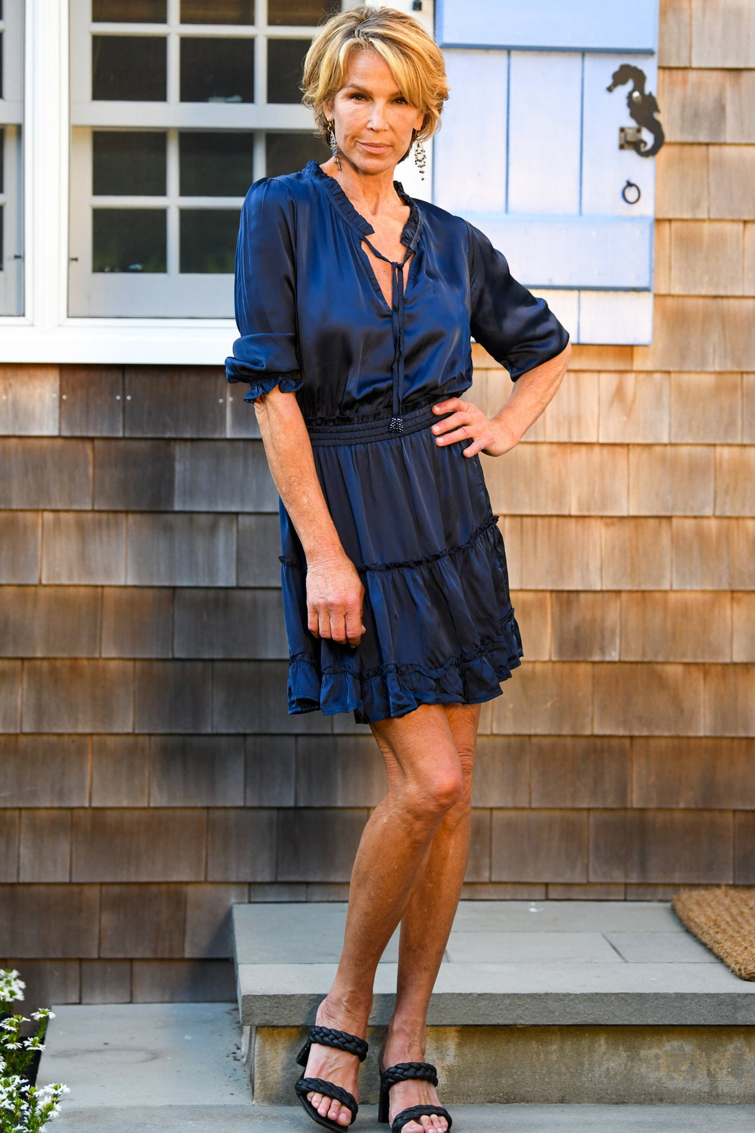 Ibiza Dress / Sapphire Silk