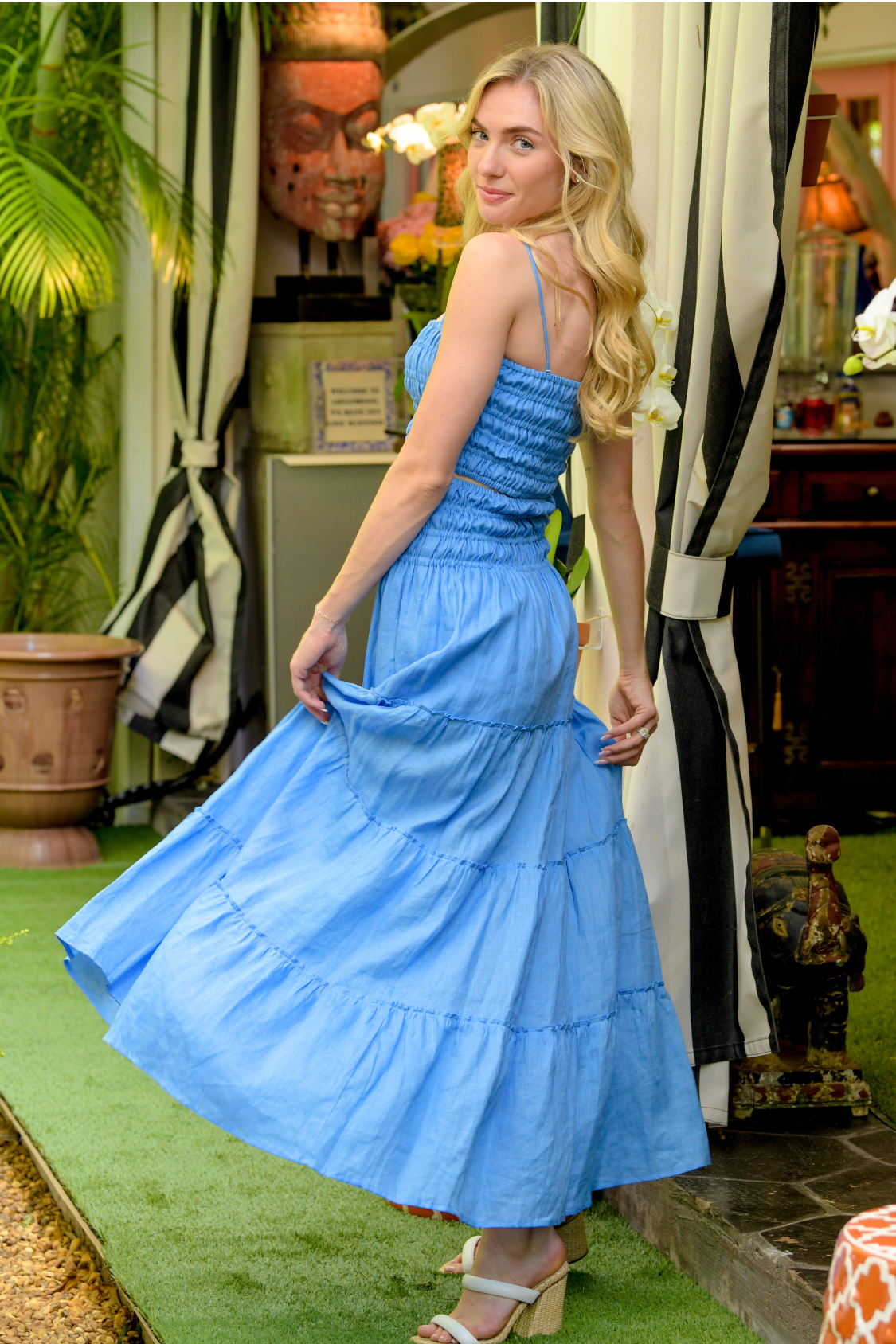 Rio Set Skirt / Light Blue