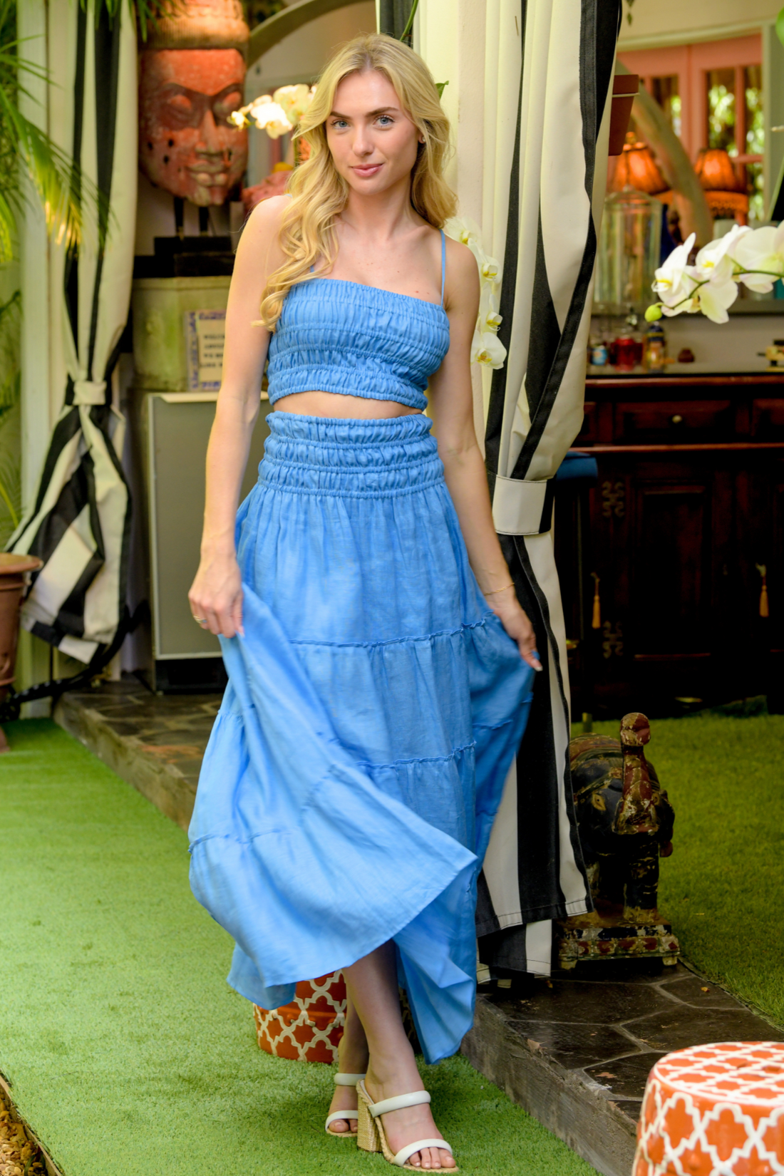 Rio Set Skirt / Light Blue