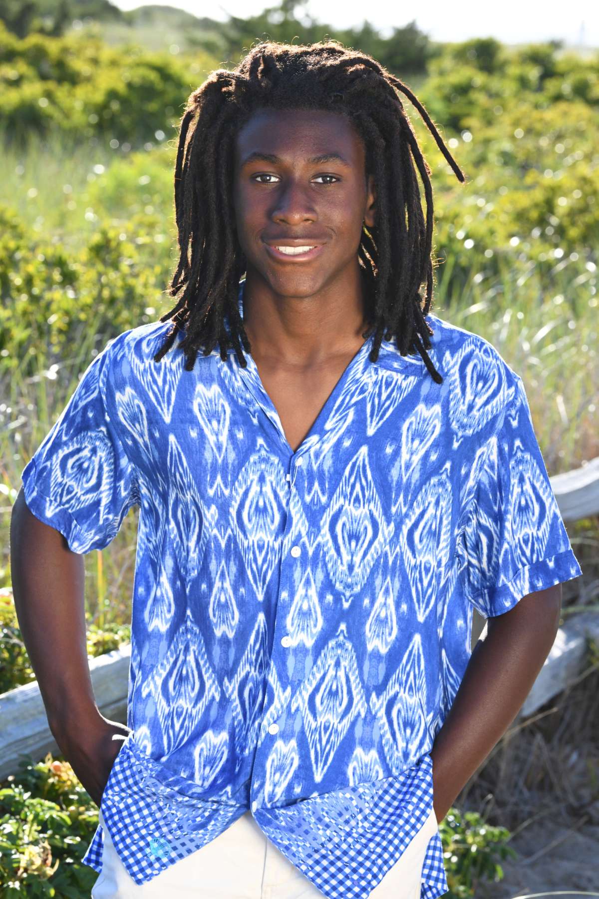 Men's Panama Shirt / Marine