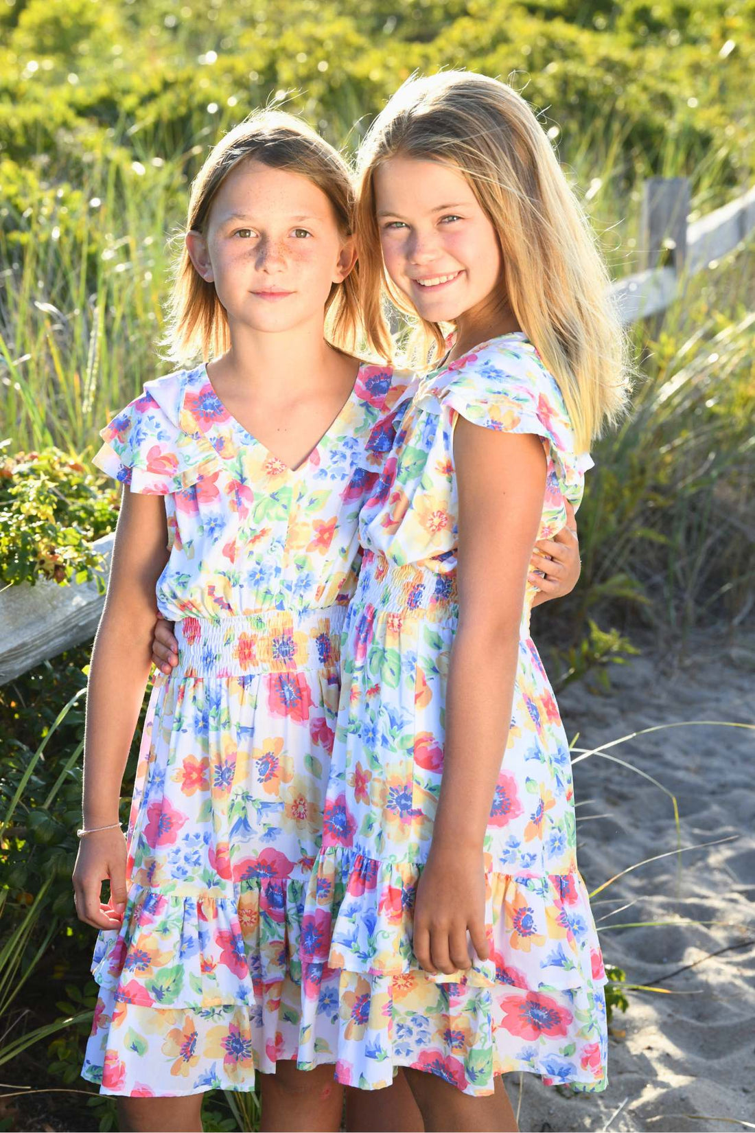 Girl's Zoe Dress / English Multi Floral