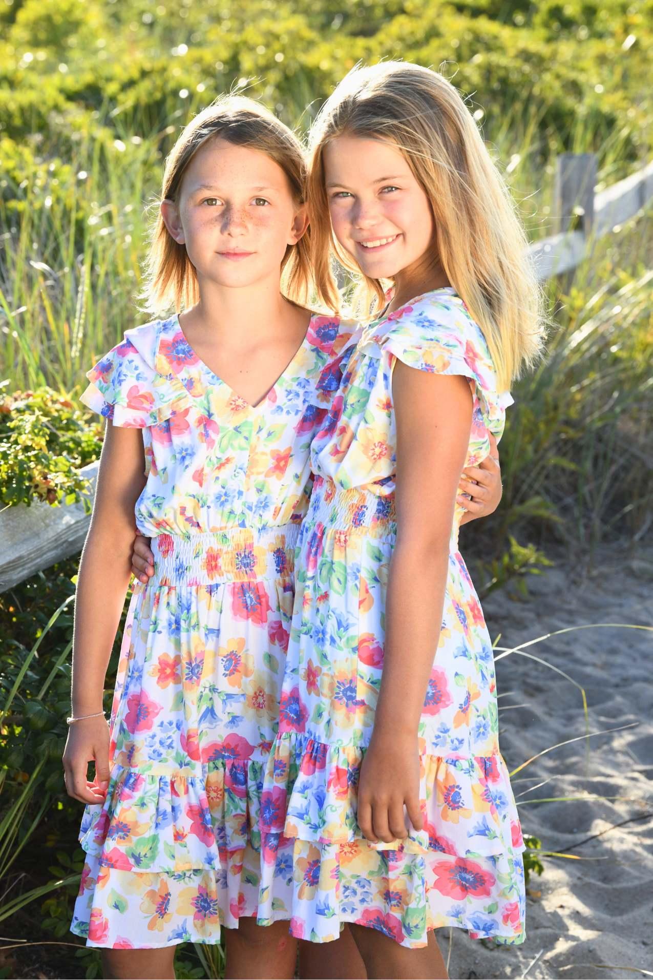 Girl's Zoe Dress / English Multi Floral