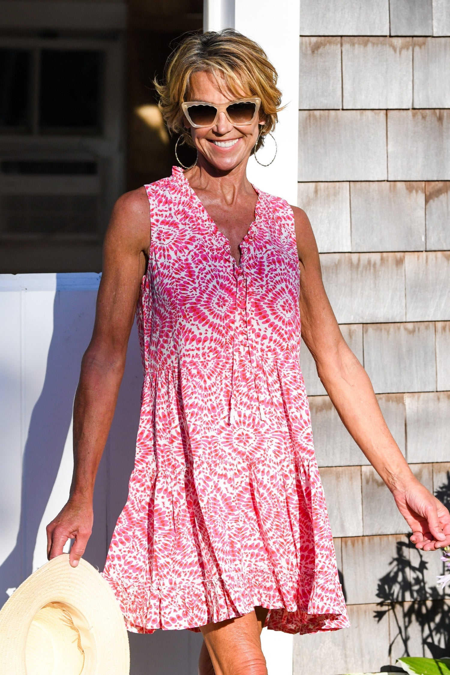 Kaia Dress Short / Cherry Fuchsia