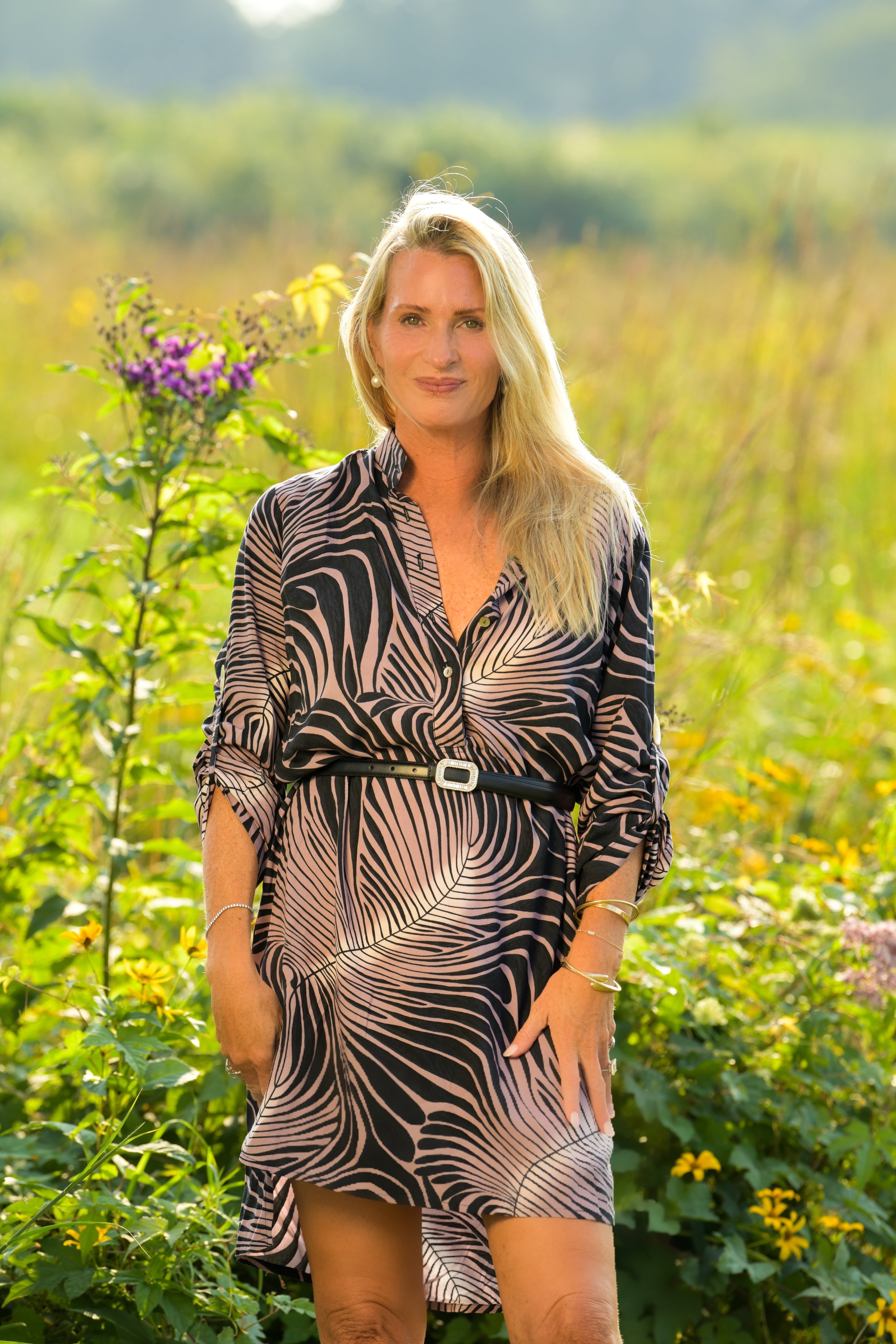 Day Tripper Dress / Black Fern