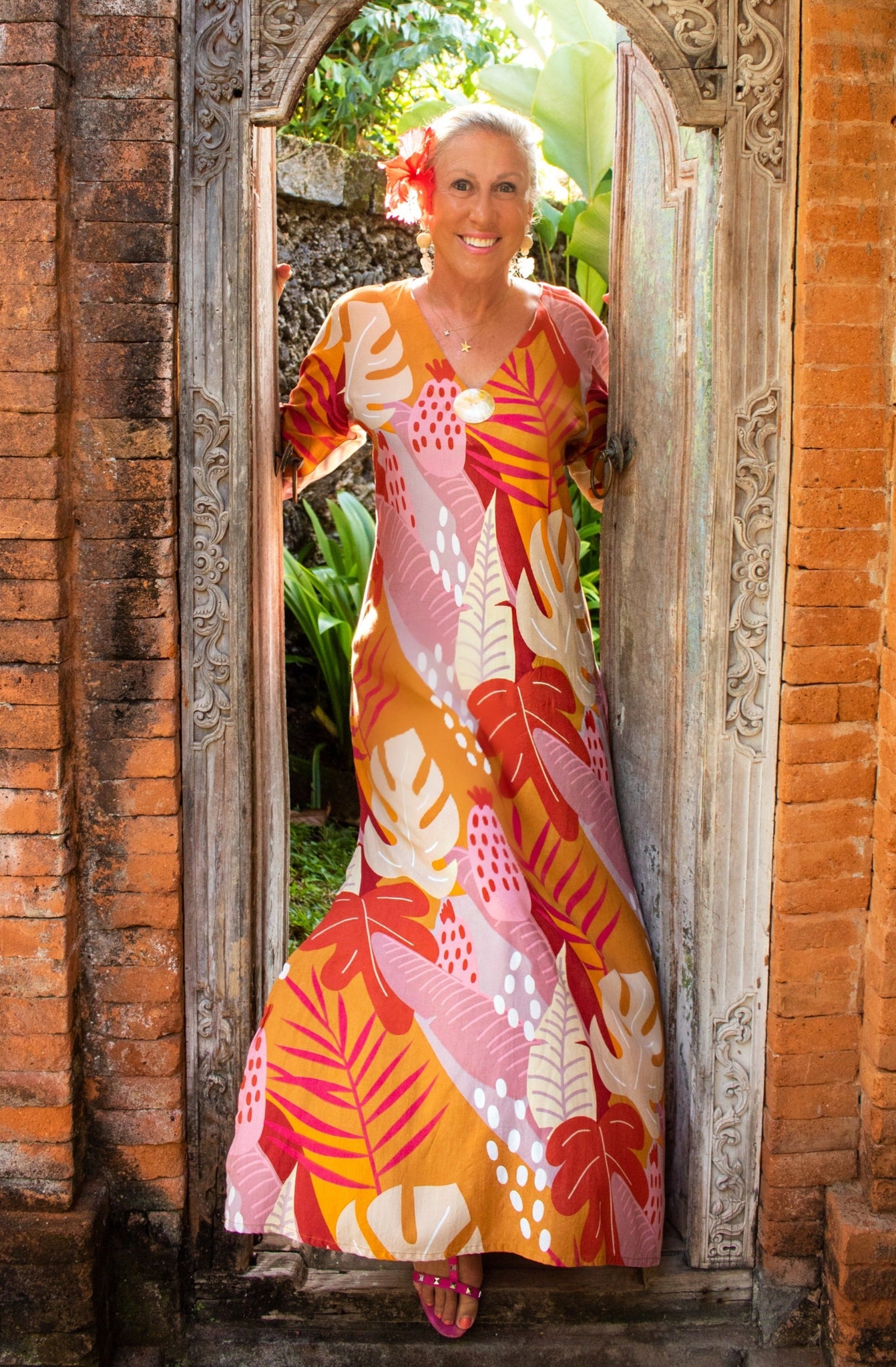 Seychelles Kaftan / Citrus Tropical