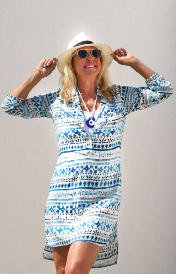 Day Tripper Dress / Blue Lagoon