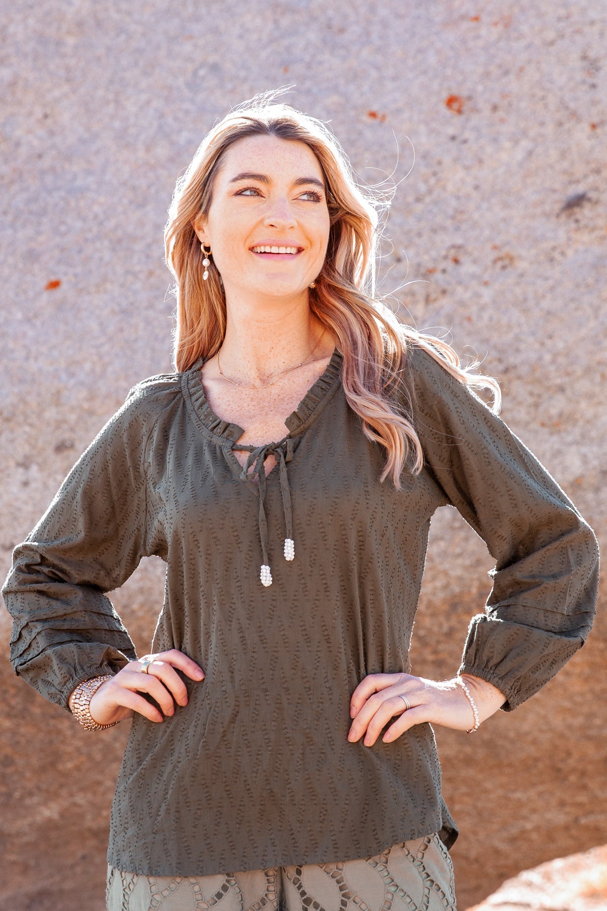 Gabriella Top / Sage