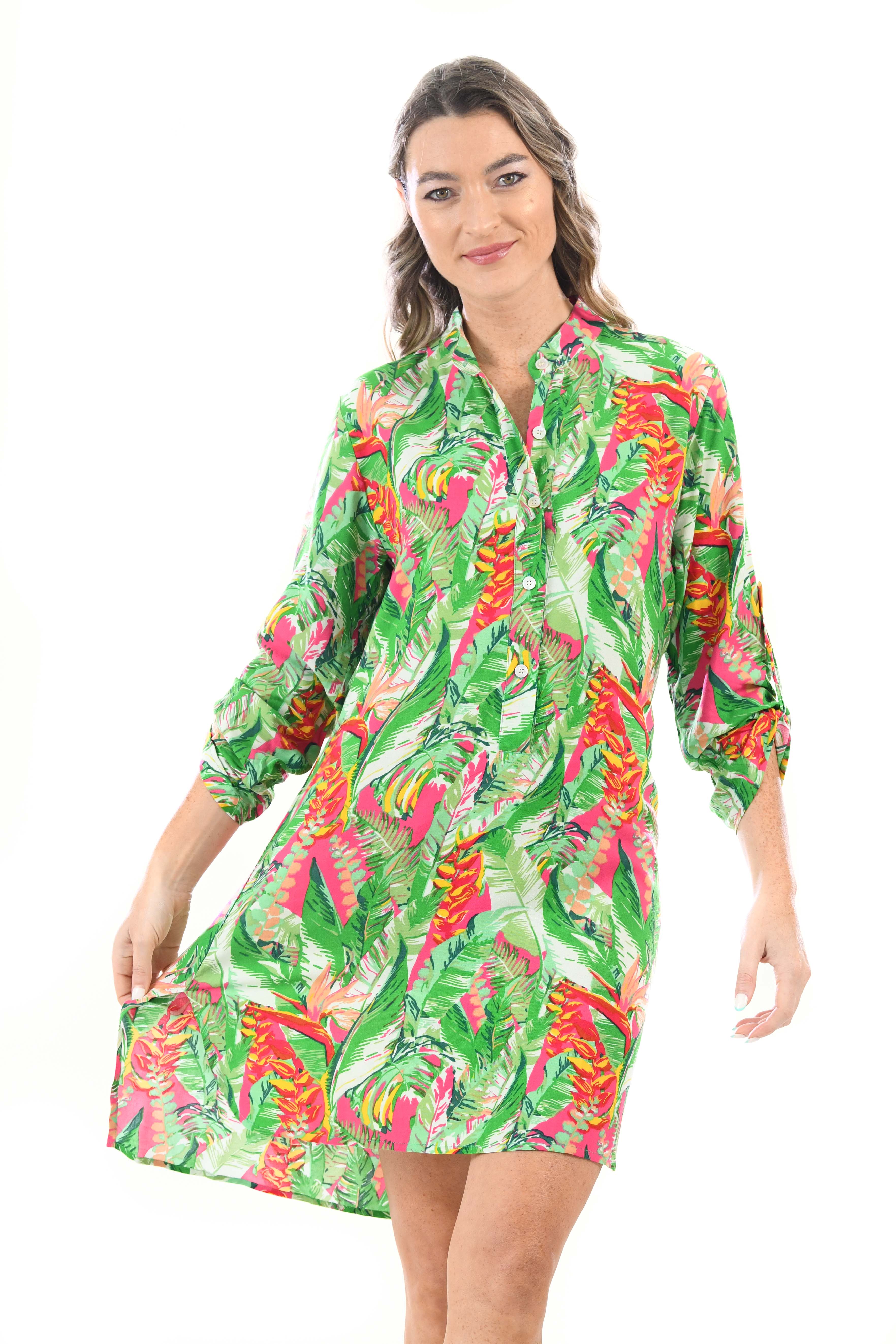 Day Tripper Dress / Jungle