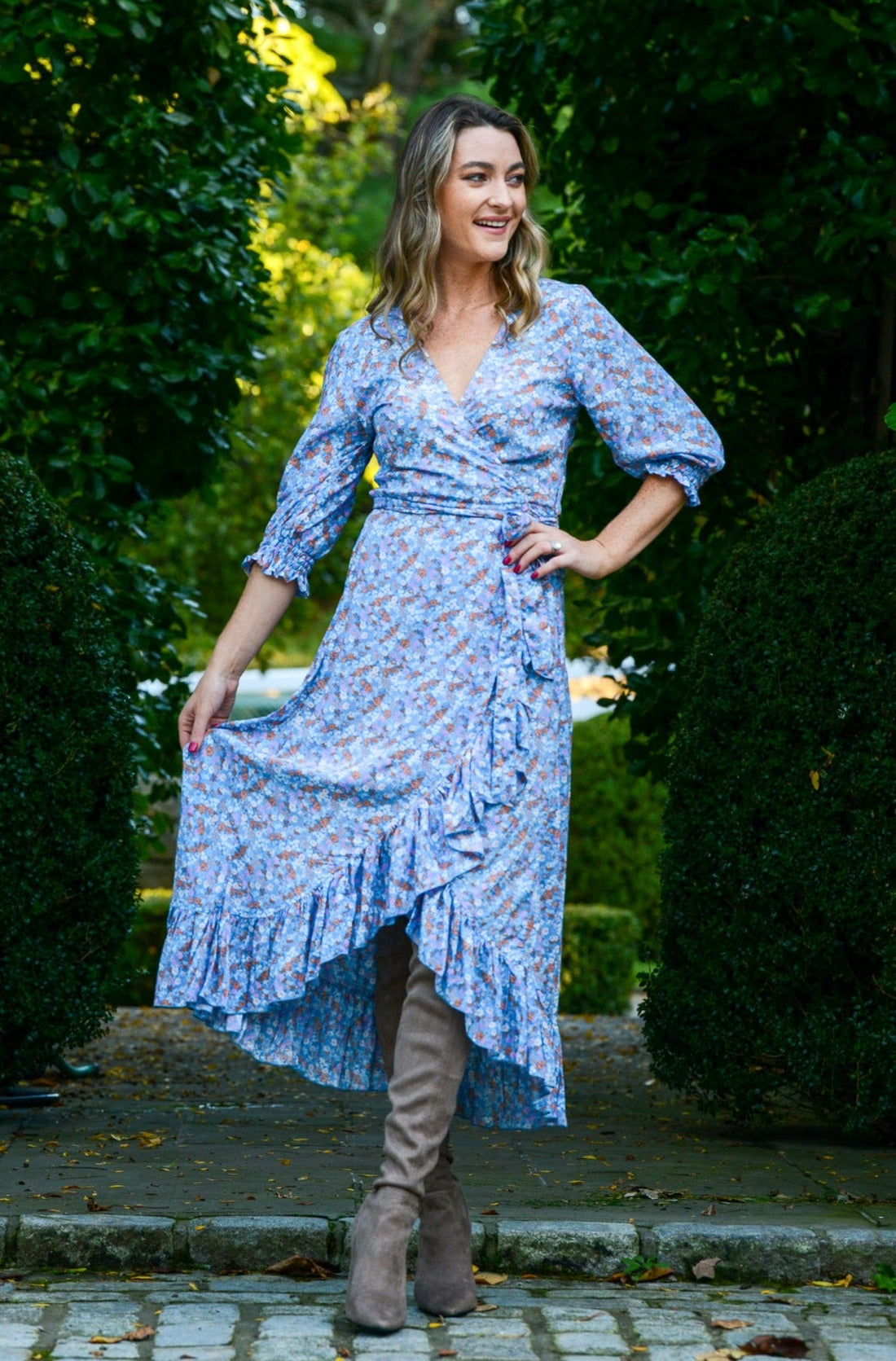 Napa Dress / Petite Blue