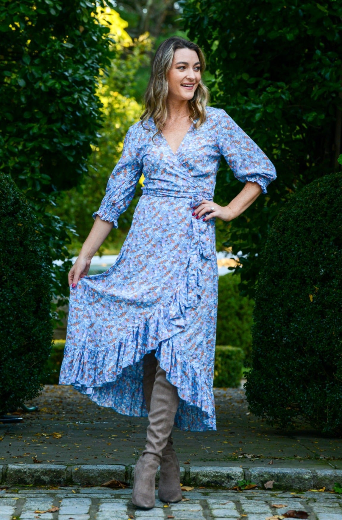 Napa Dress / Petite Blue