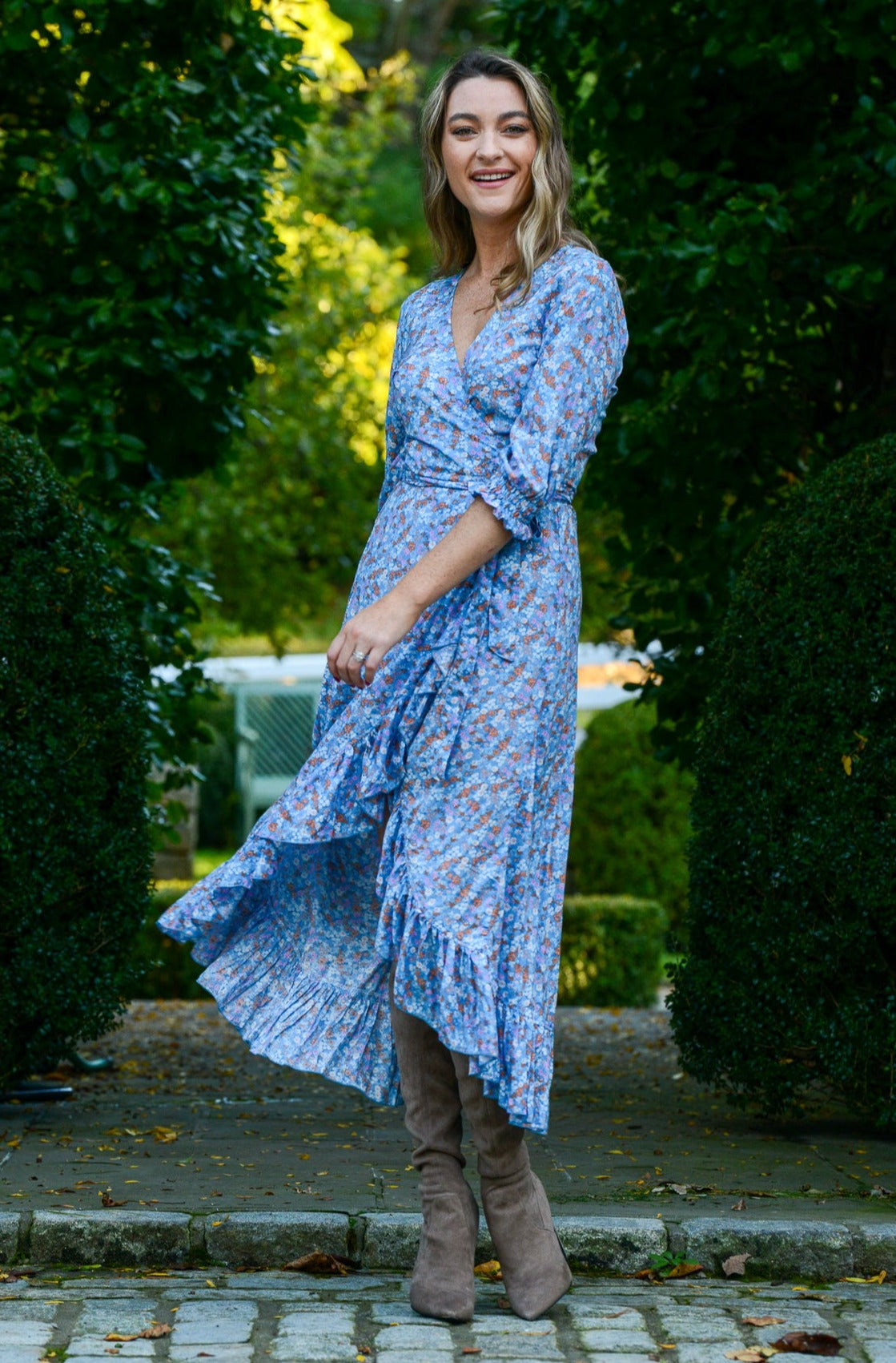 Napa Dress / Petite Blue