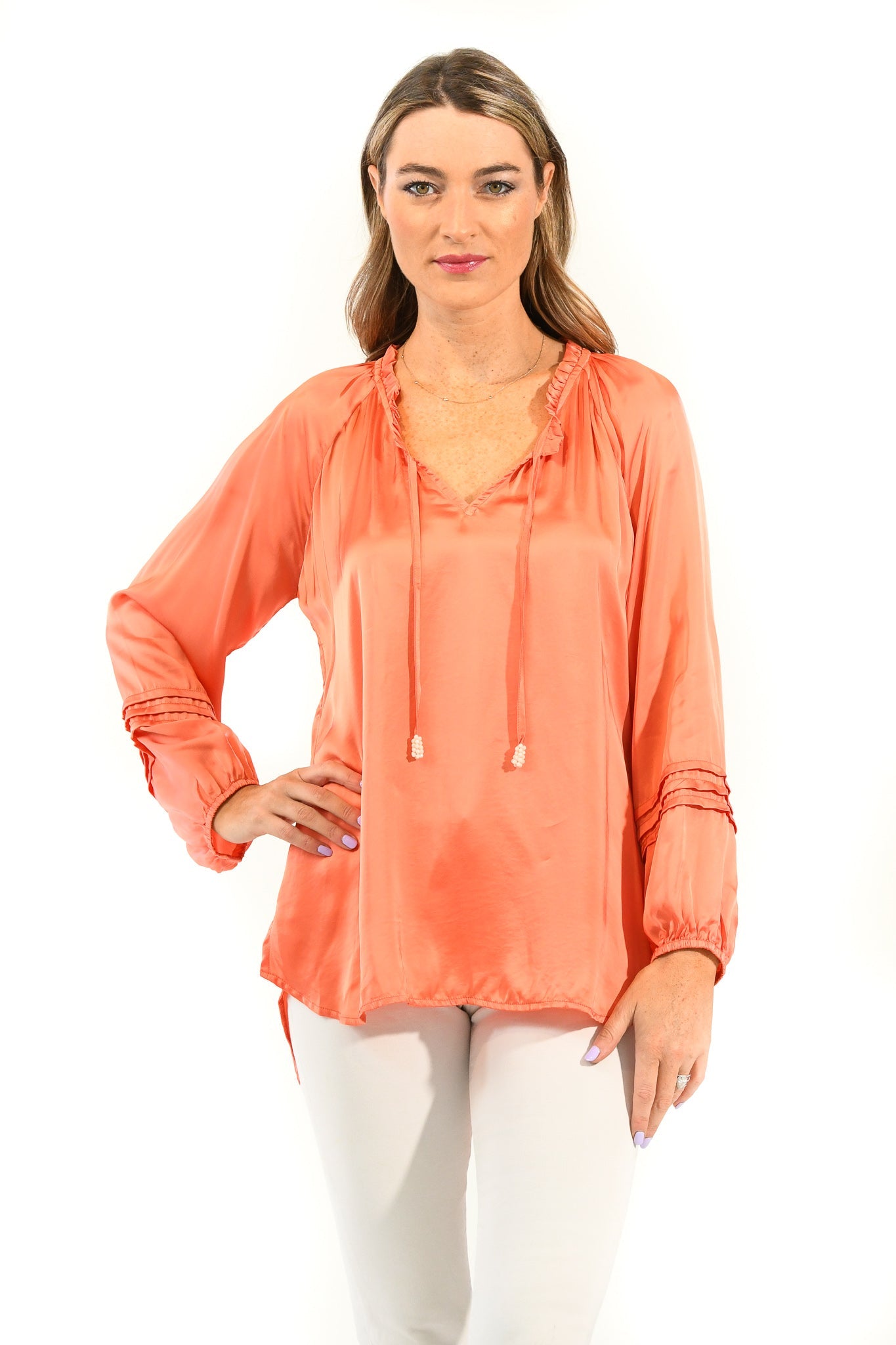 Gabriella Top / Coral