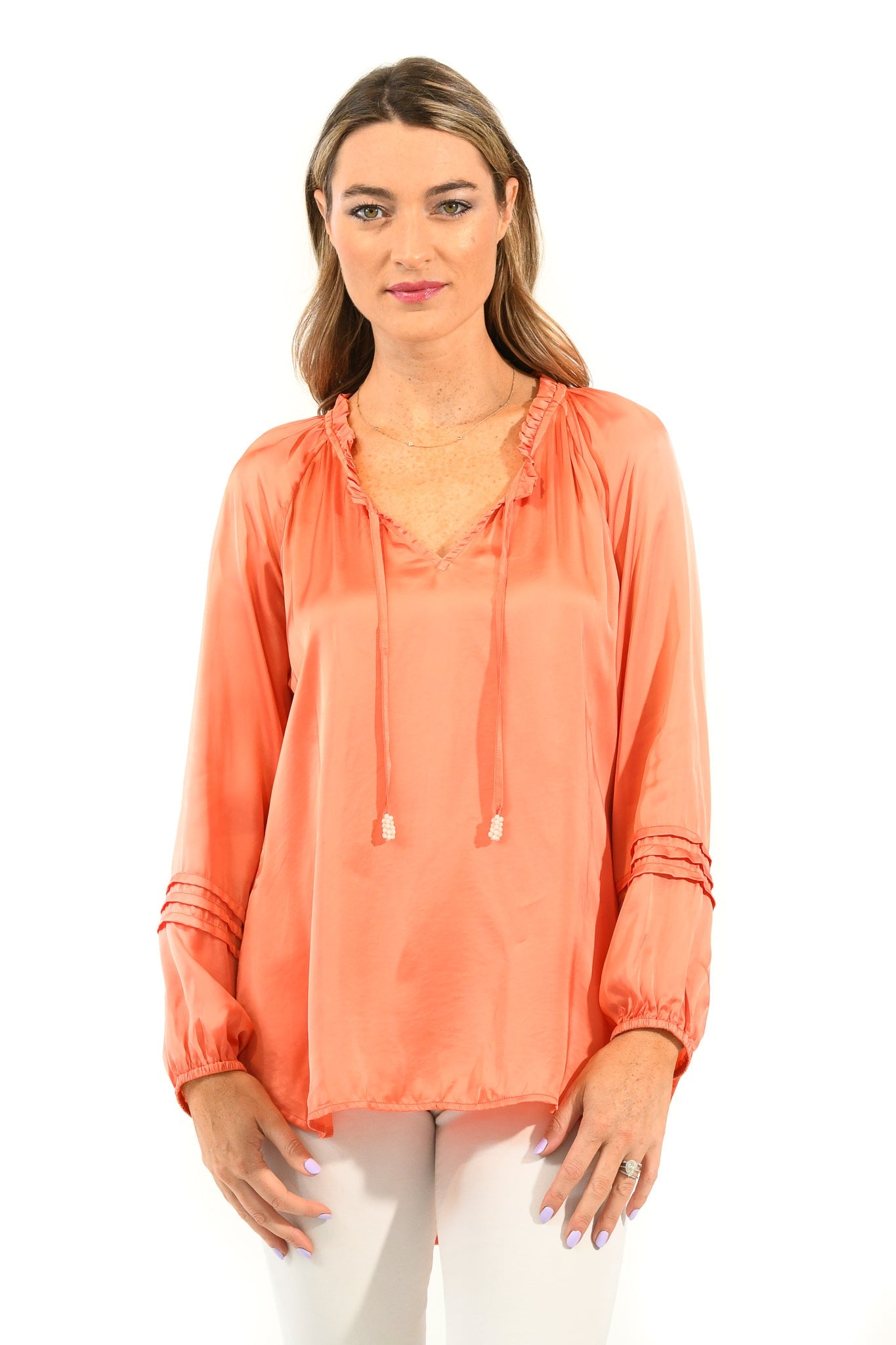 Gabriella Top / Coral