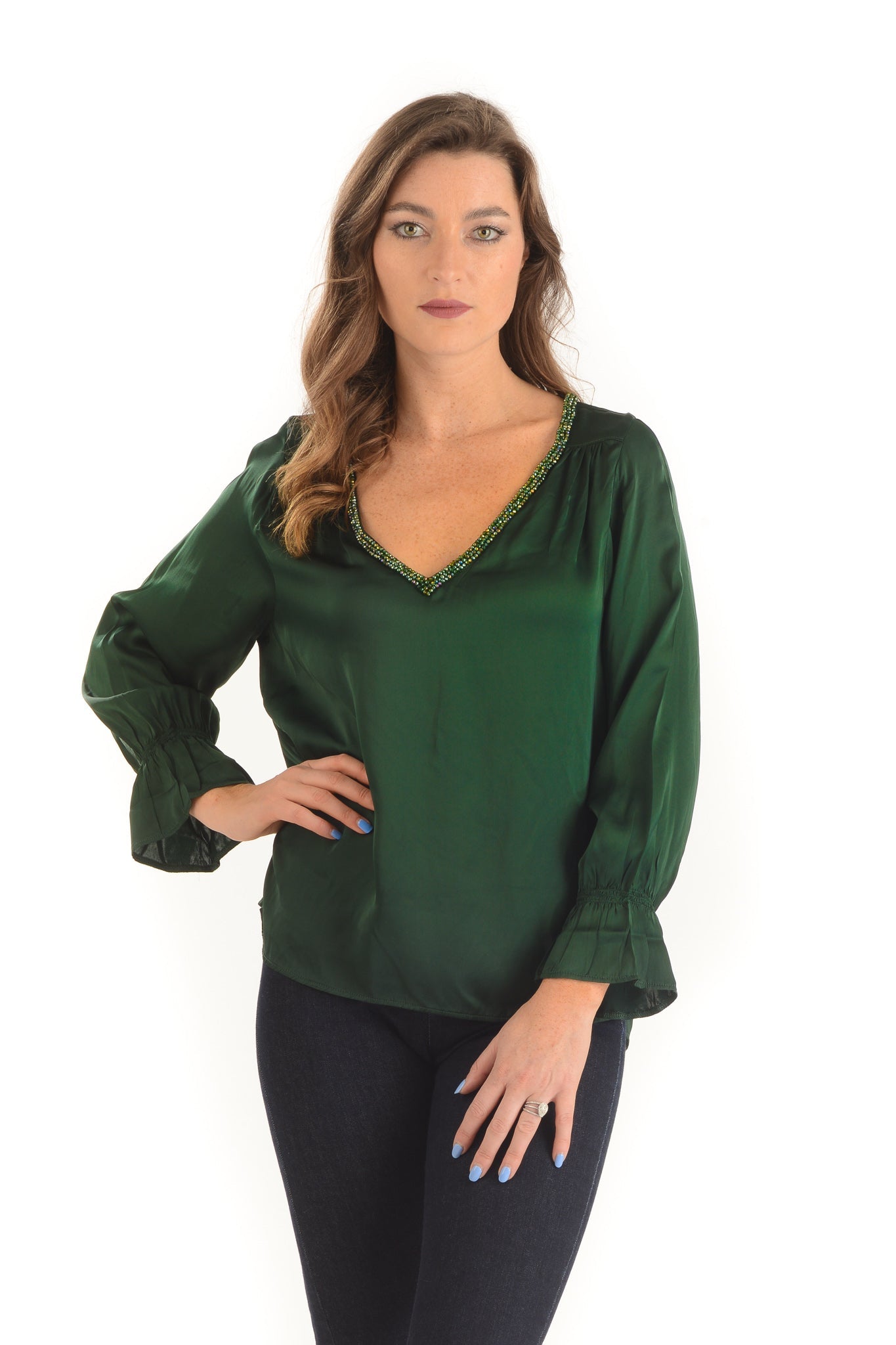 Bridget Top / Emerald
