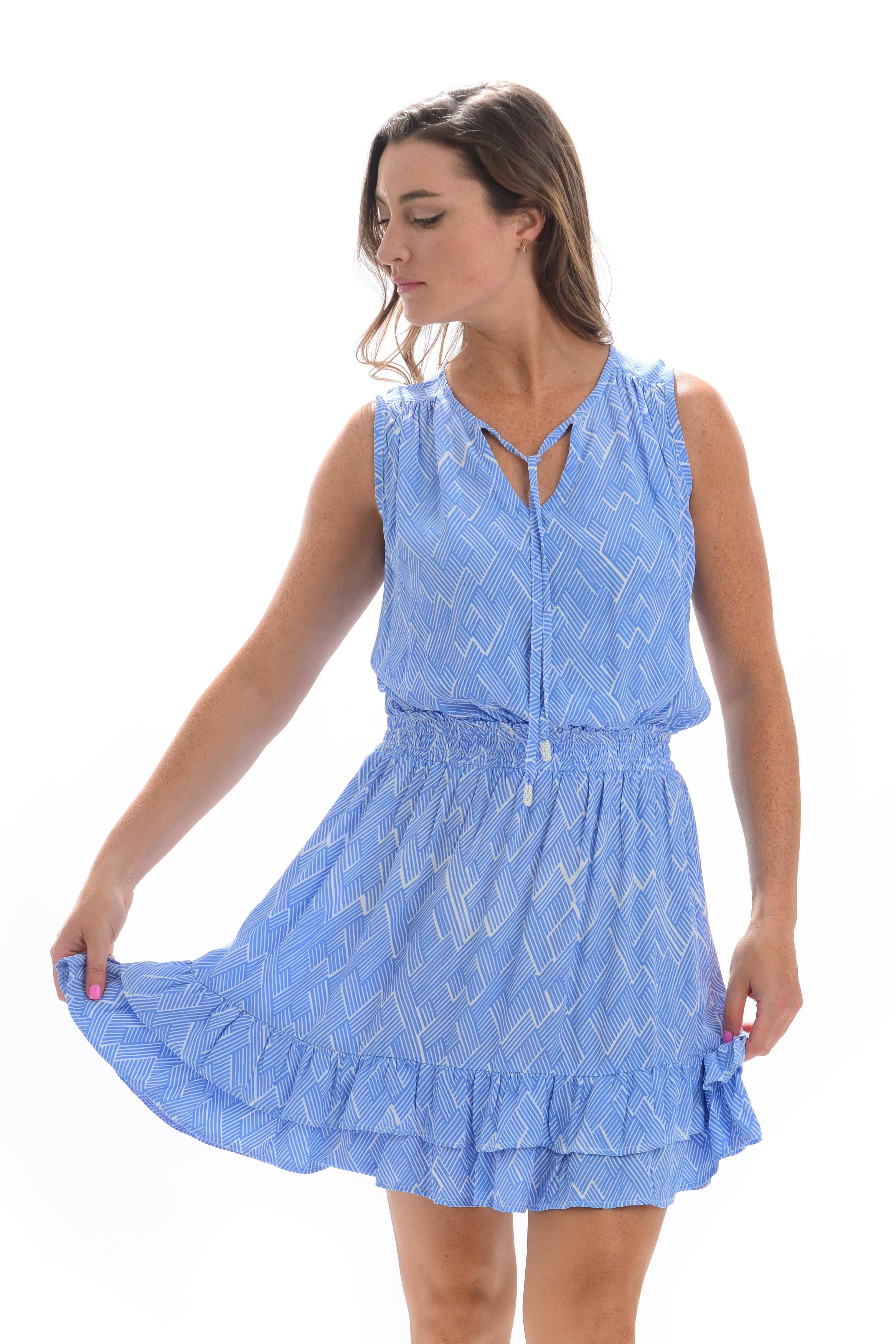 Kaylee Dress / Periwinkle Block