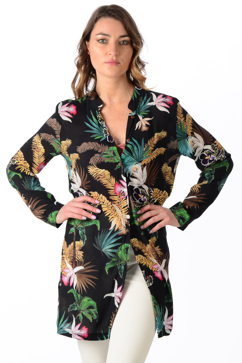 Bali Beach Blazer / Black Orchid