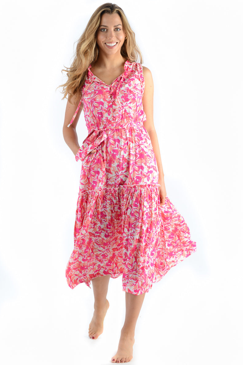 Alexis Dress / Fuchsia