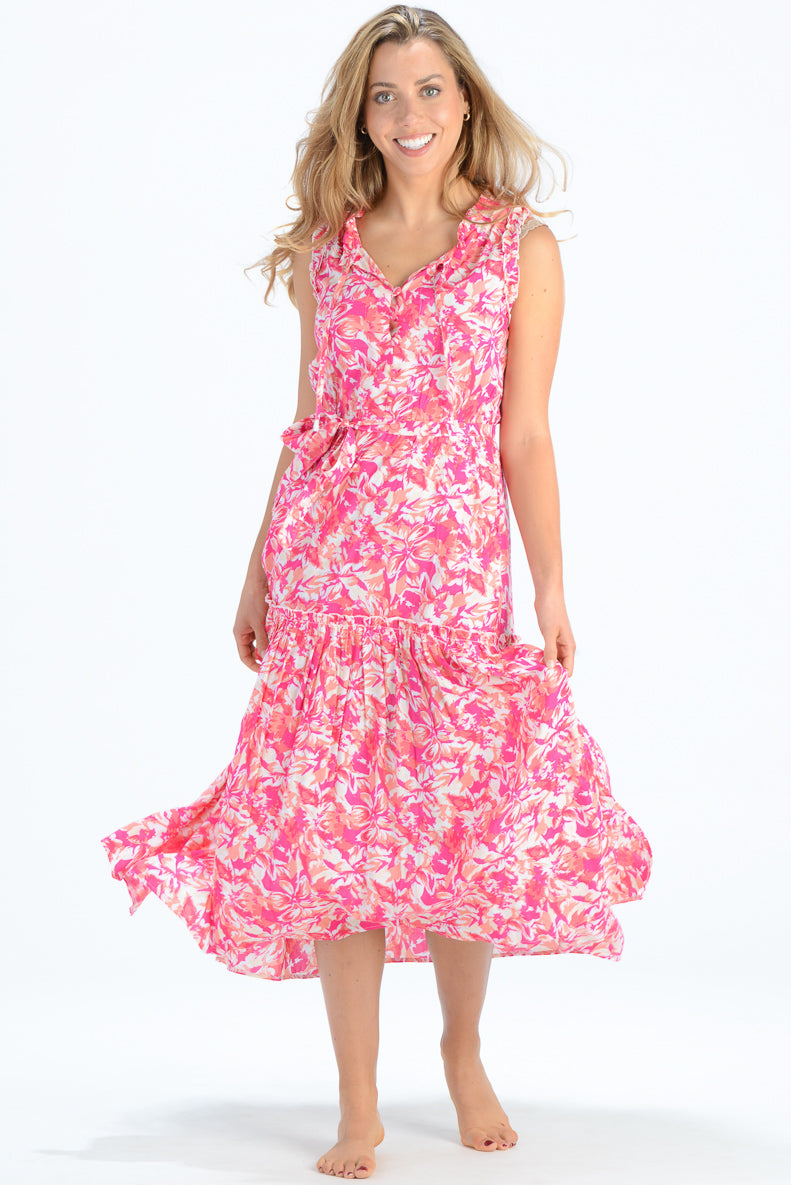 Alexis Dress / Fuchsia