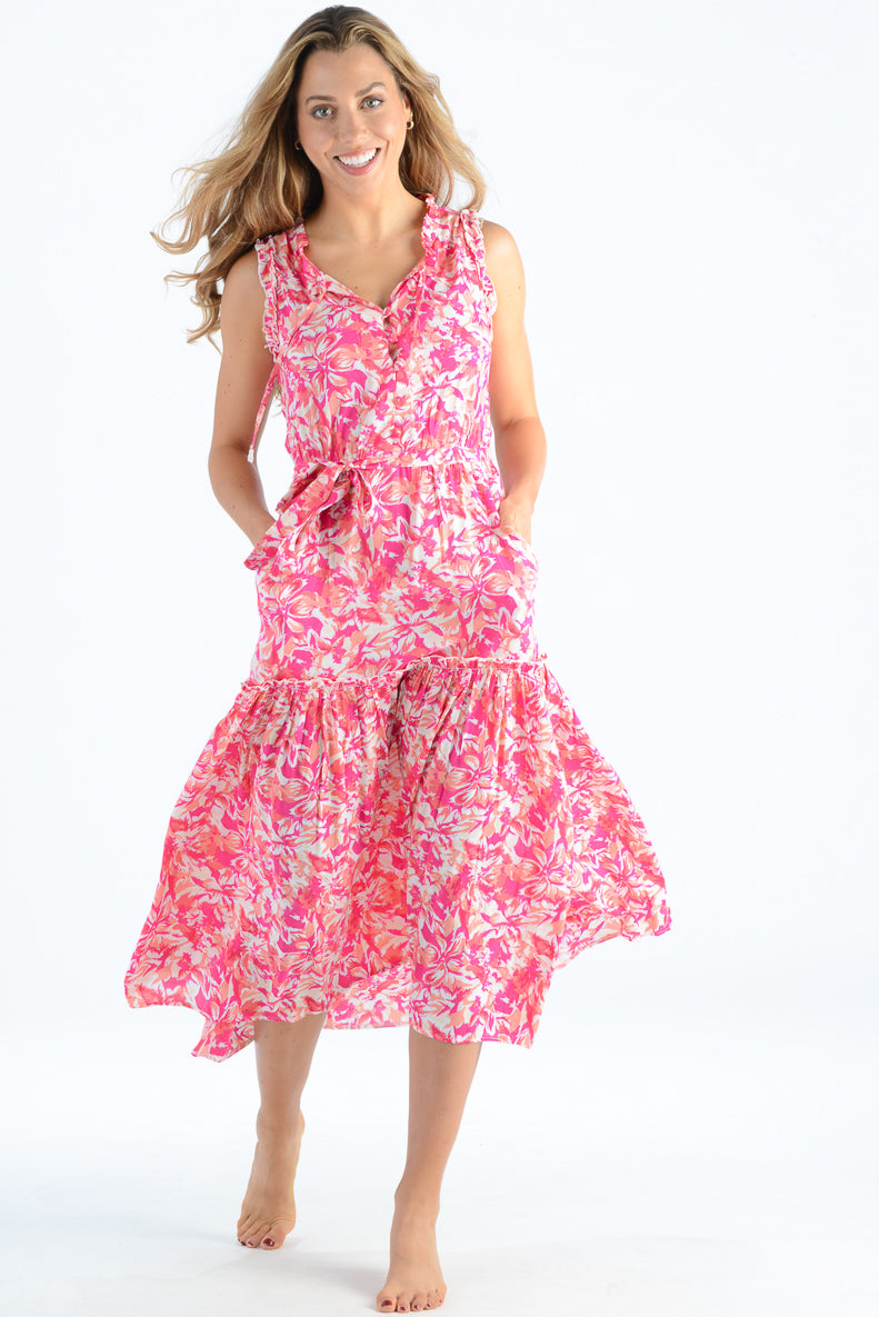 Alexis Dress / Fuchsia
