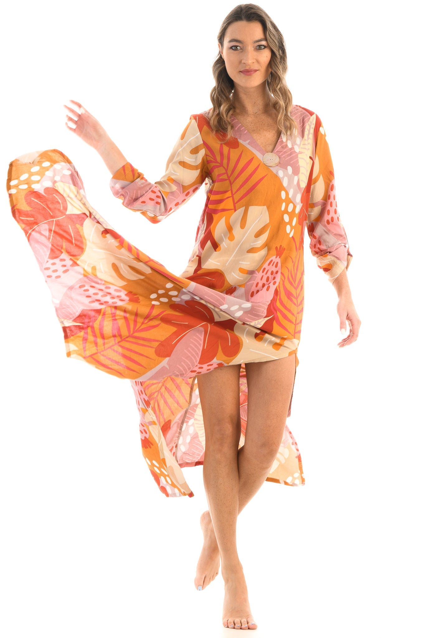 Seychelles Kaftan / Citrus Tropical